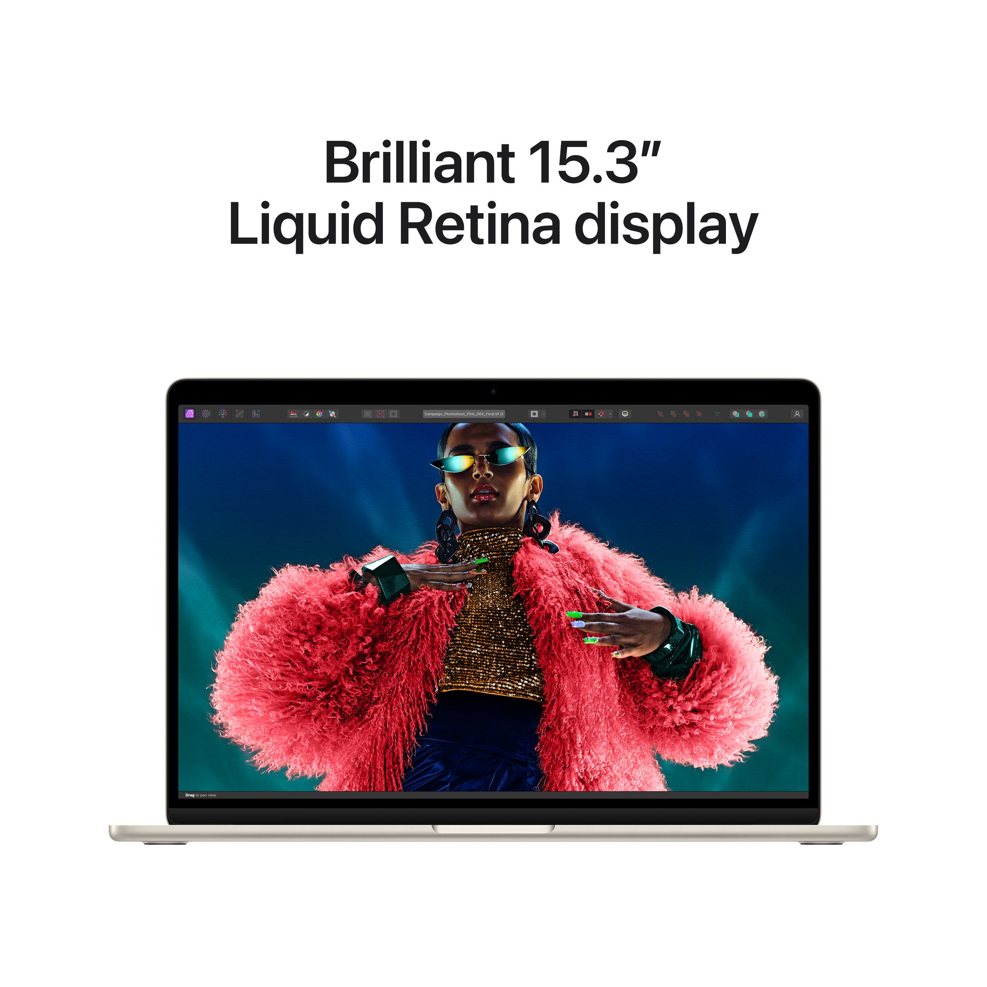 15-inch MacBook Air: Apple M3 chip 8-core CPU, 10-core GPU, 16GB, 512GB SSD - csillagfény