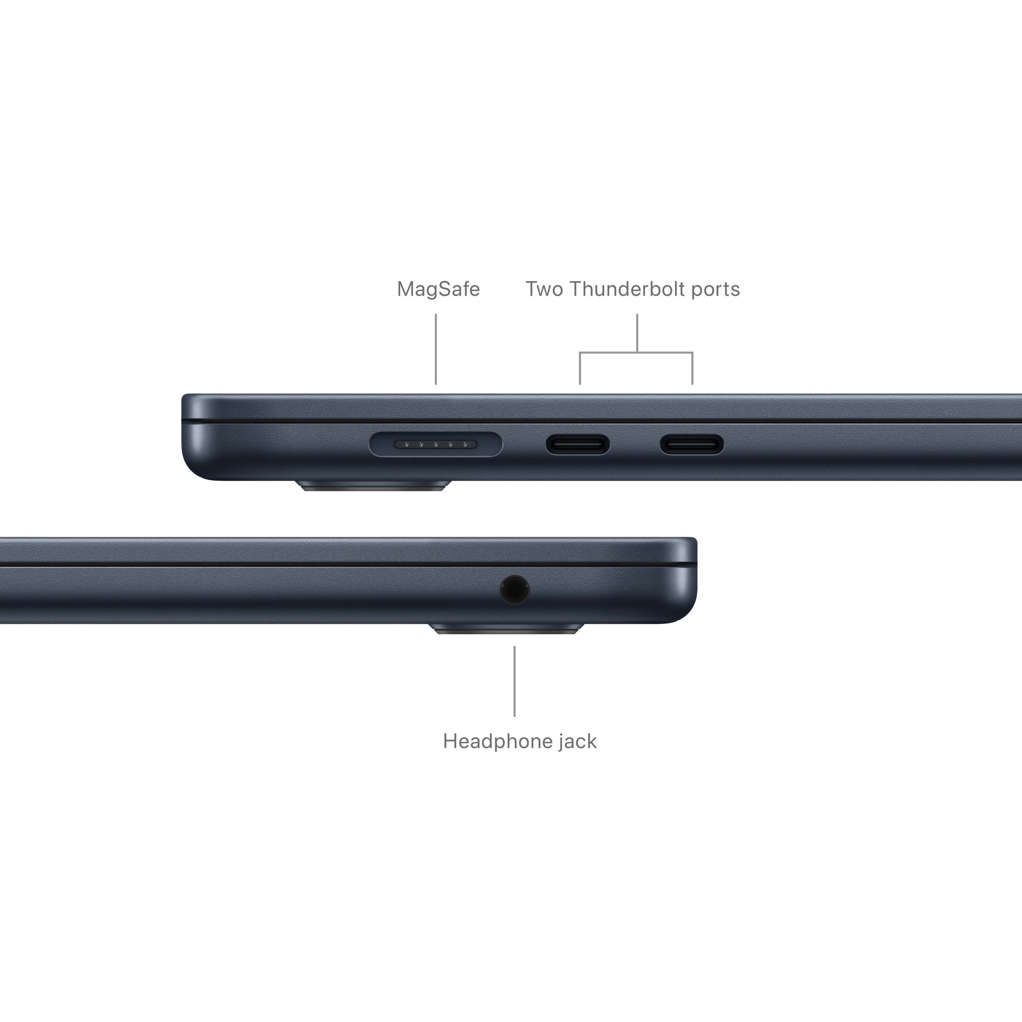 15-inch MacBook Air: Apple M3 chip 8-core CPU, 10-core GPU, 16GB, 256GB SSD - éjfekete