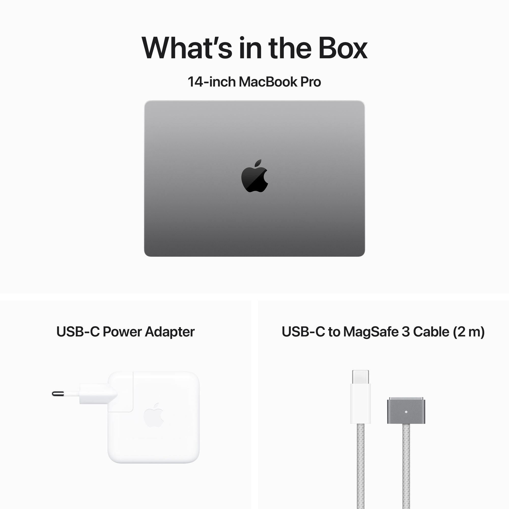 14-inch MacBook Pro: Apple M3 chip 8‑core CPU, 10‑core GPU, 16GB, 1TB SSD - asztroszürke