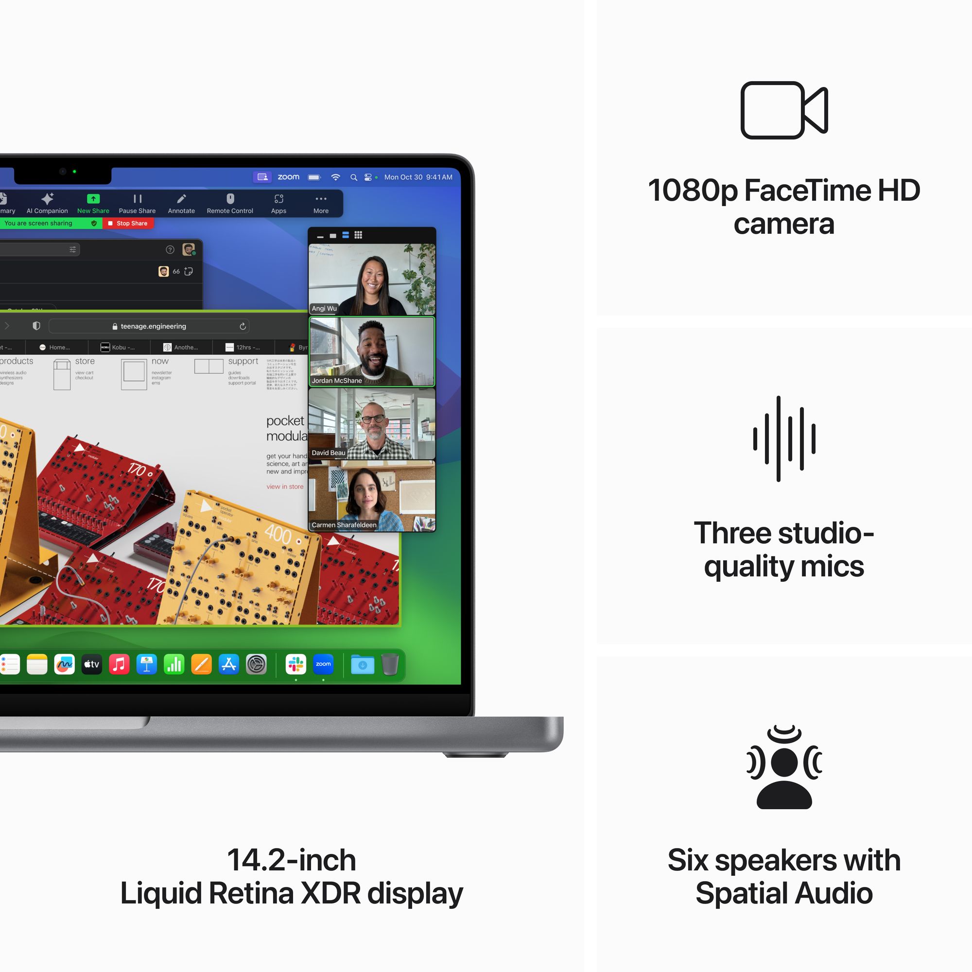 14-inch MacBook Pro: Apple M3 chip 8‑core CPU, 10‑core GPU, 16GB, 1TB SSD - asztroszürke