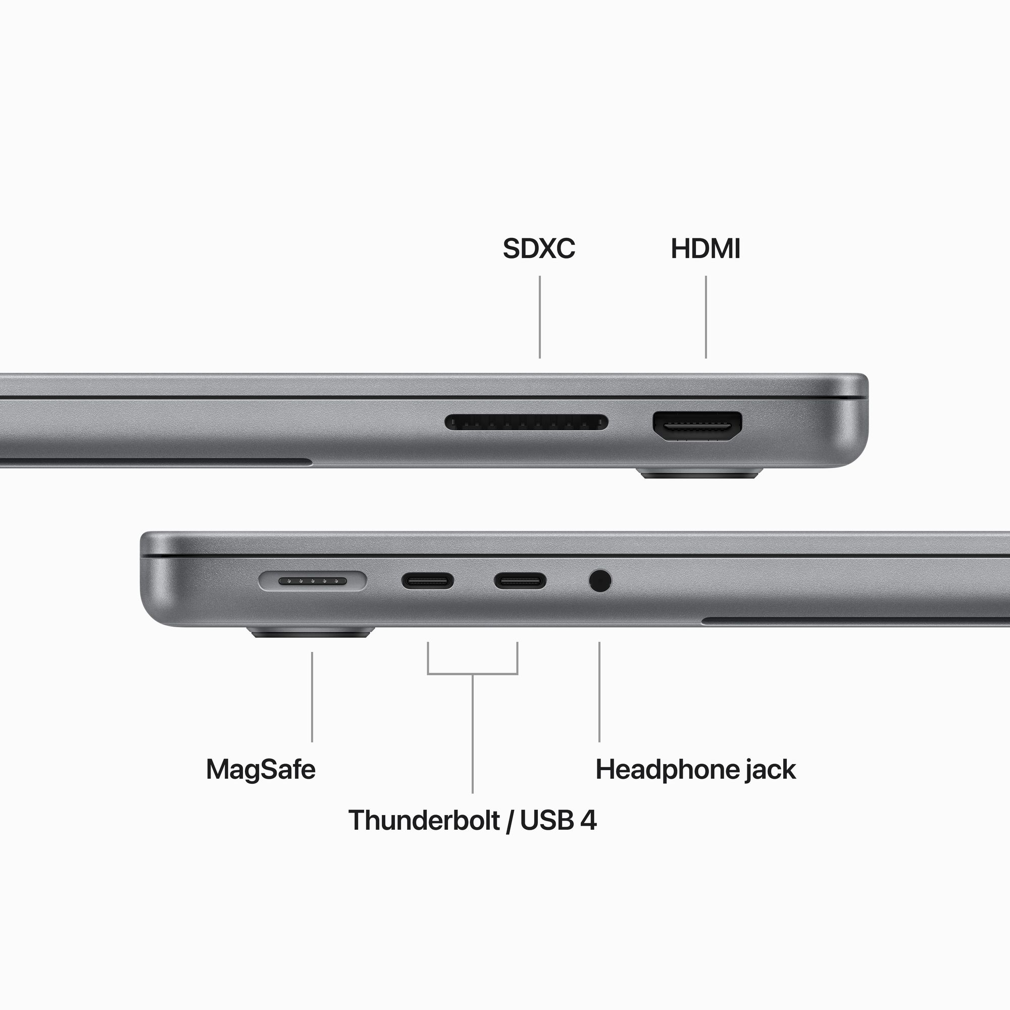 14-inch MacBook Pro: Apple M3 chip 8‑core CPU, 10‑core GPU, 16GB, 1TB SSD - asztroszürke