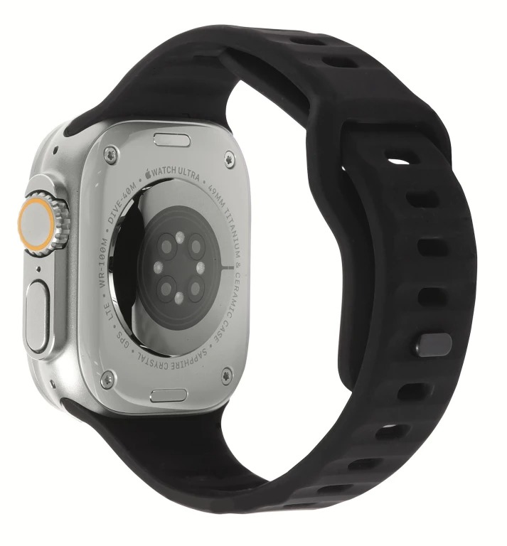 Mobile Origin Apple Watch 42/44/45/49mm sportszíj - fekete