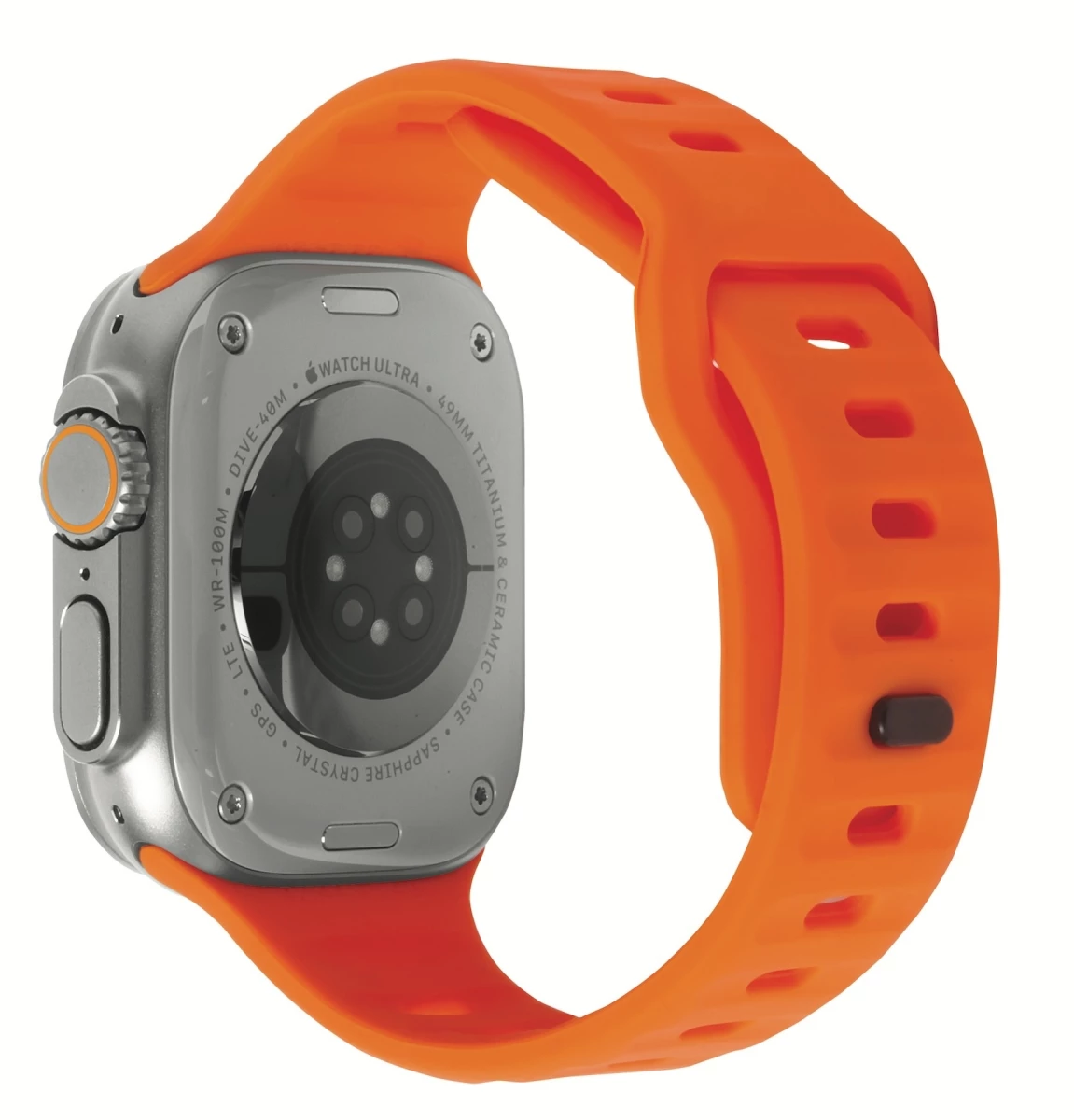 Mobile Origin Apple Watch 42/44/45/49mm sportszíj - narancs