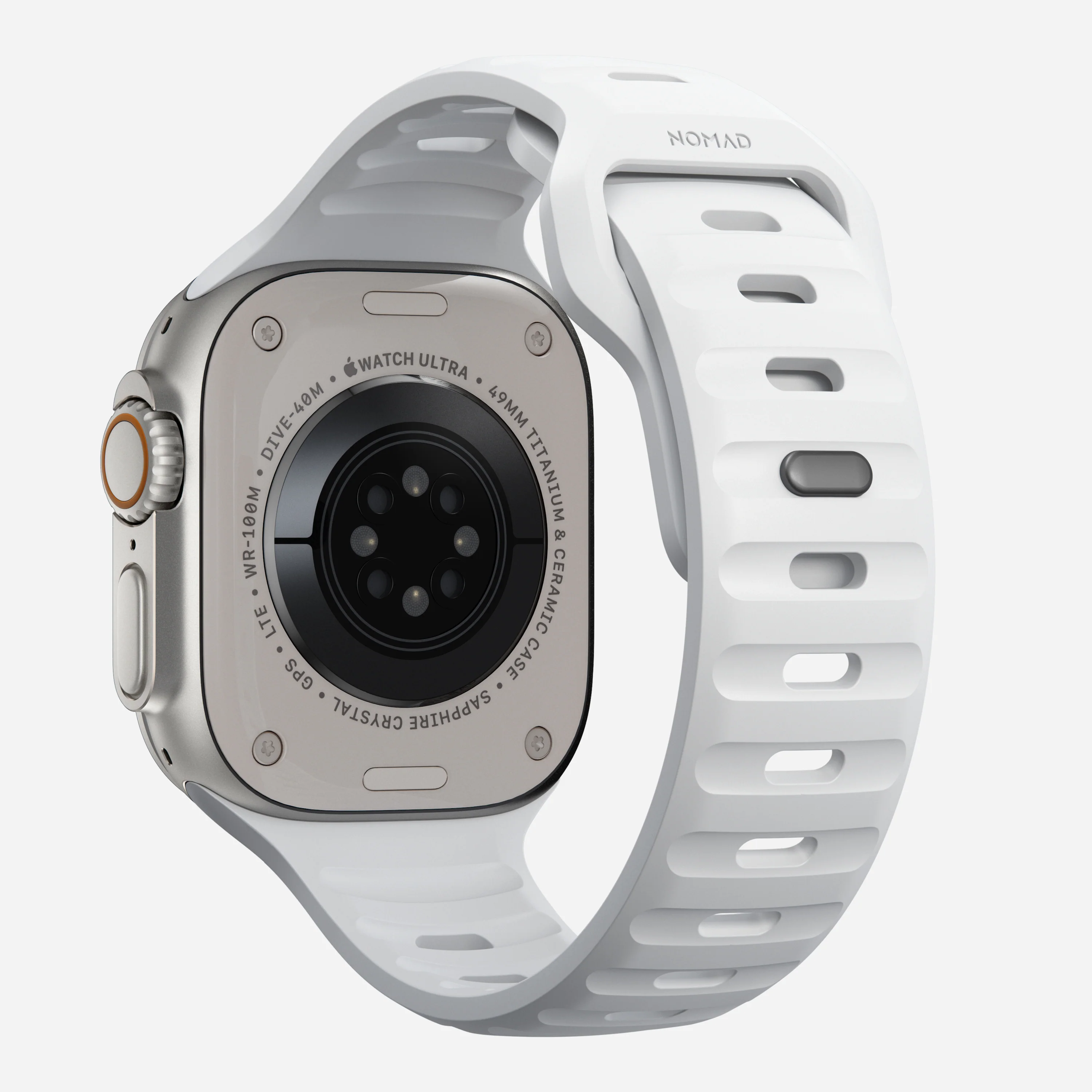 NOMAD Apple Watch 42/44/45/49mm sportszíj - fehér