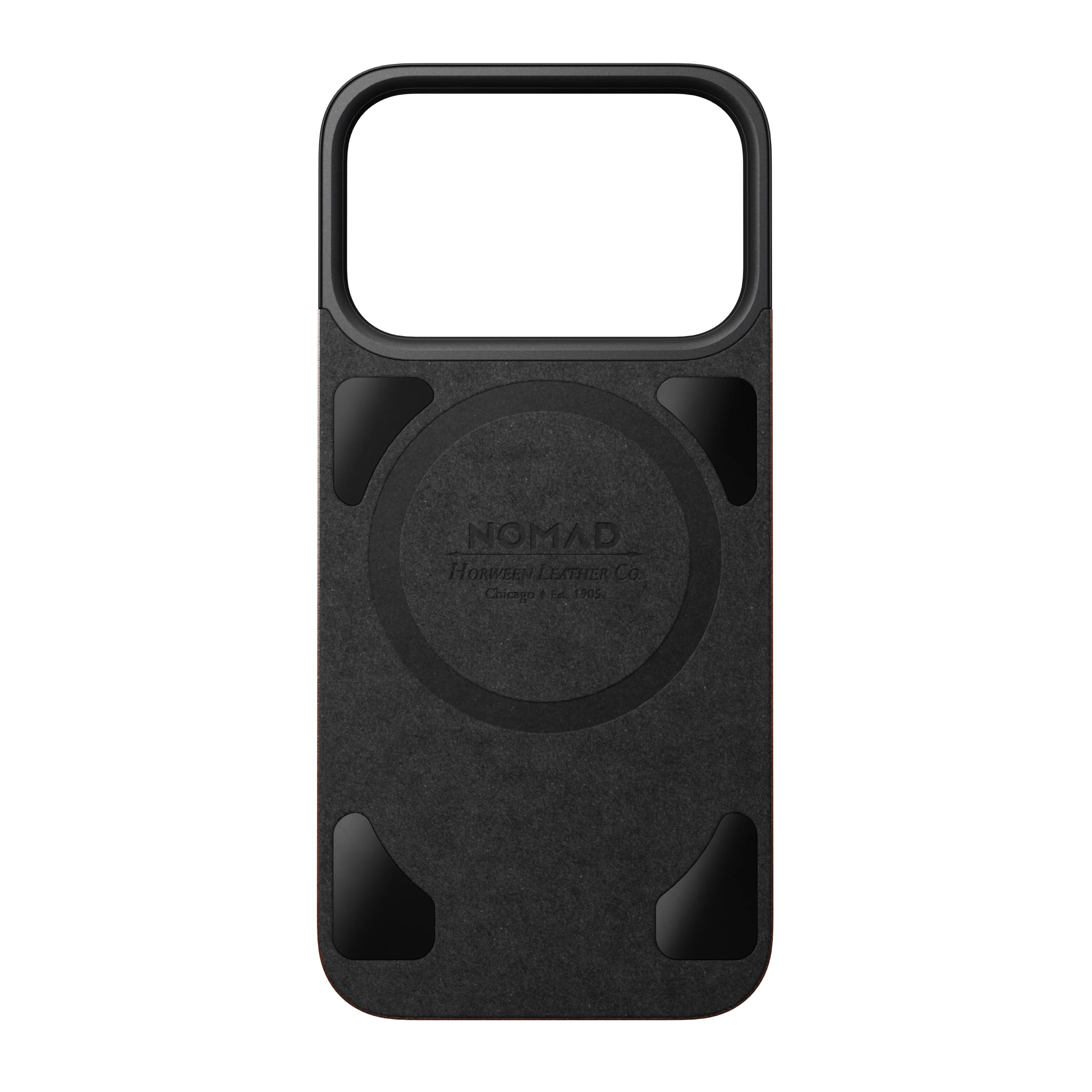 NOMAD iPhone 17 Pro MagSafe bőr hátlap - barna