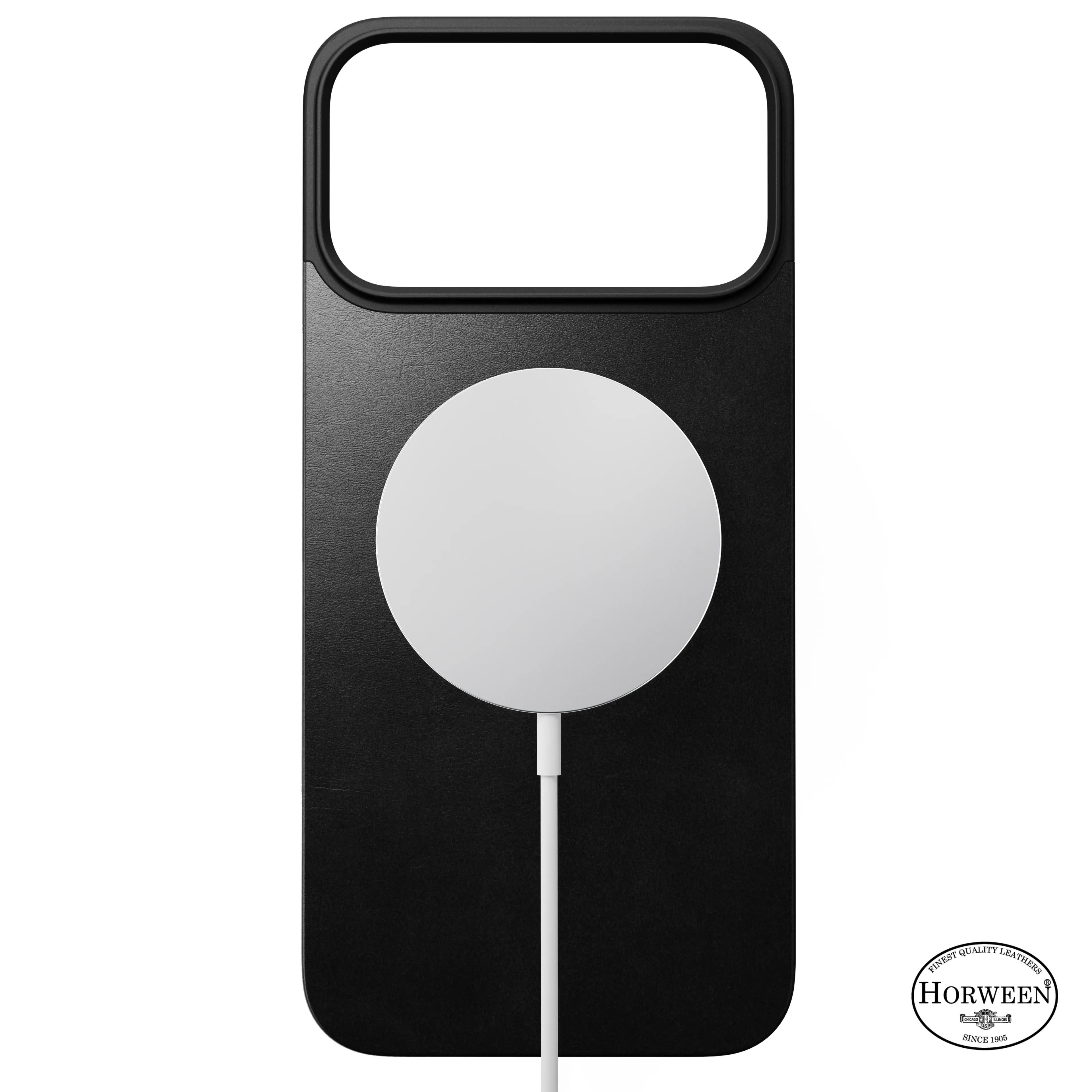 NOMAD iPhone 17 Pro Max MagSafe bőr hátlap - fekete