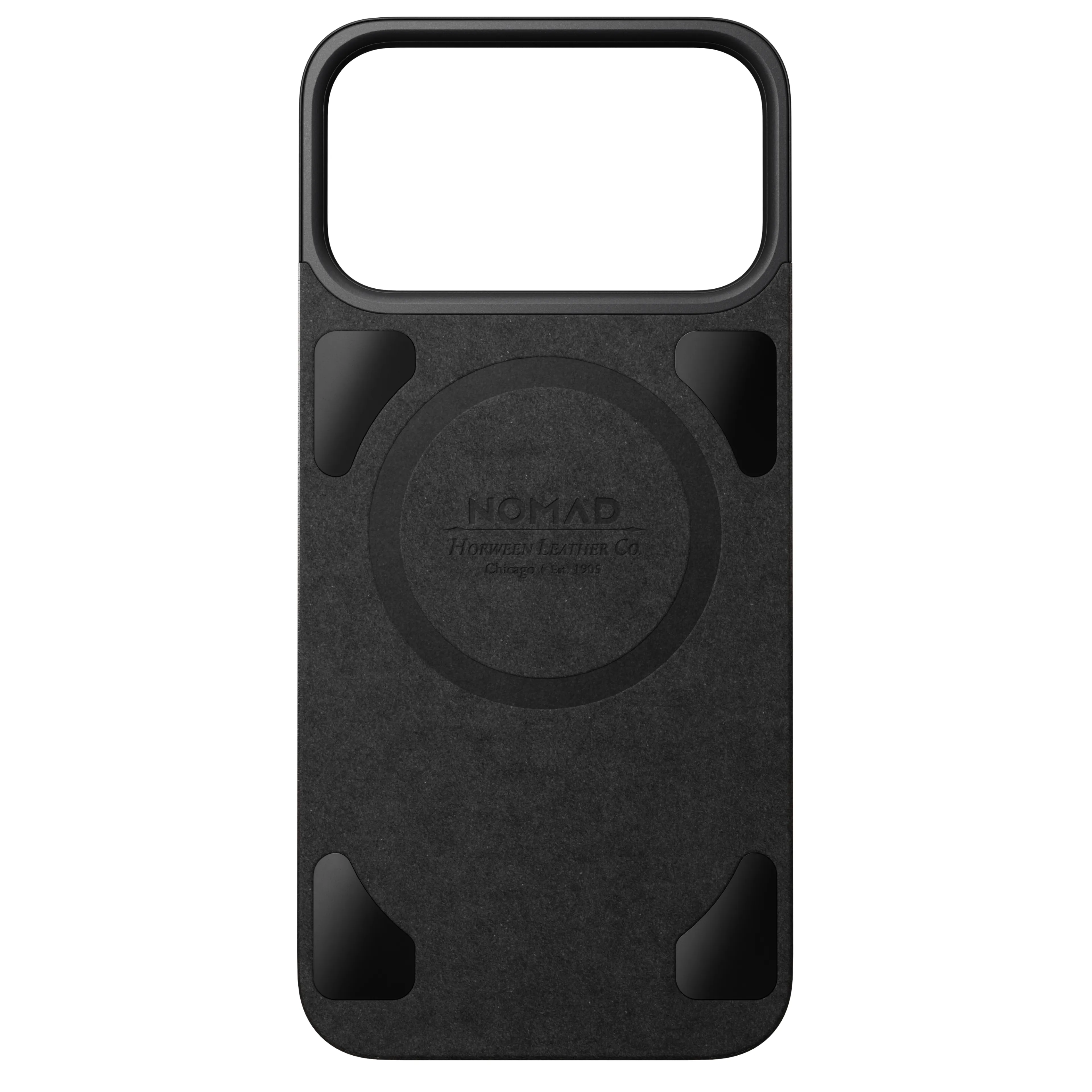 NOMAD iPhone 17 Pro Max MagSafe bőr hátlap - fekete