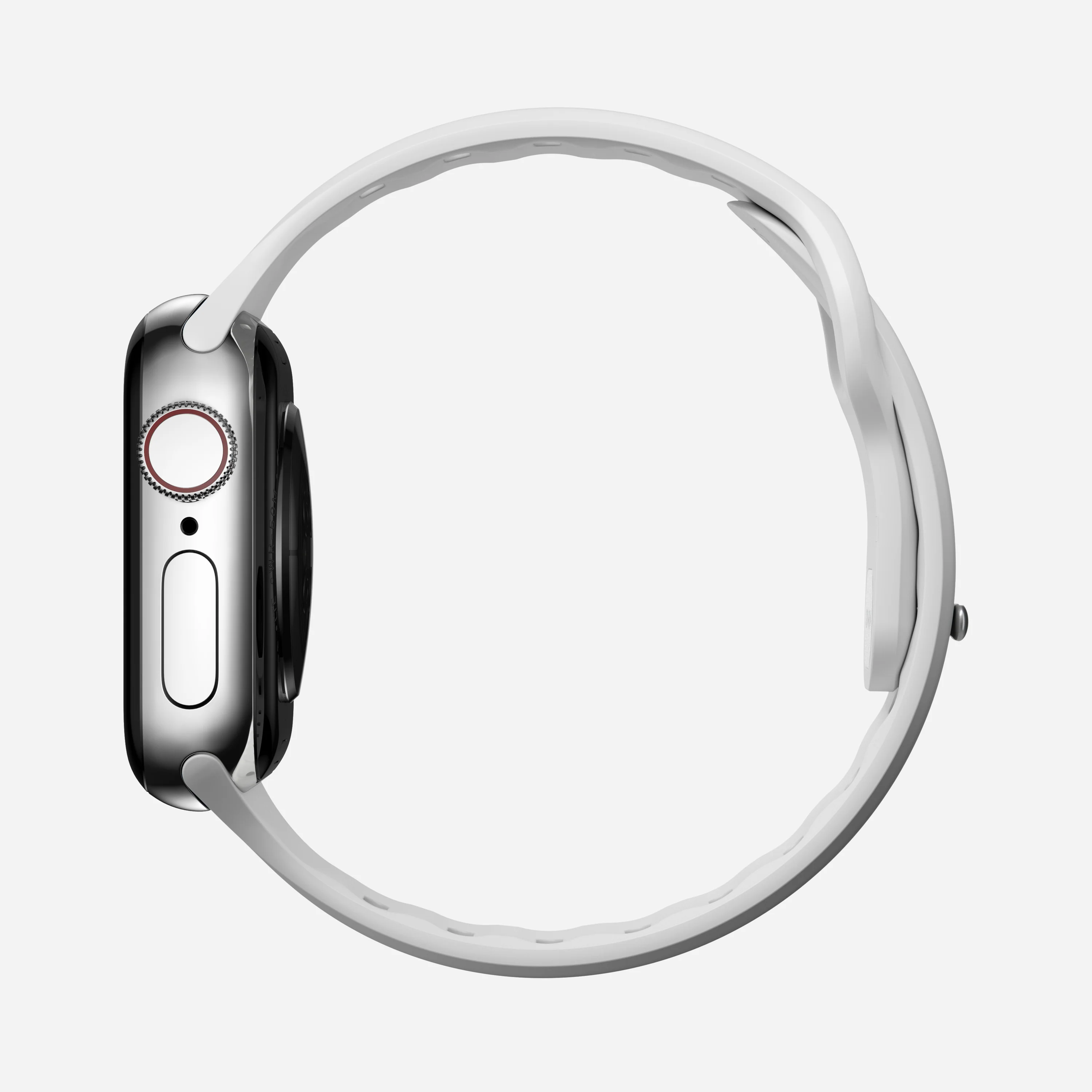 NOMAD vékony Apple Watch 38/40/41mm sportszíj S/M - fehér