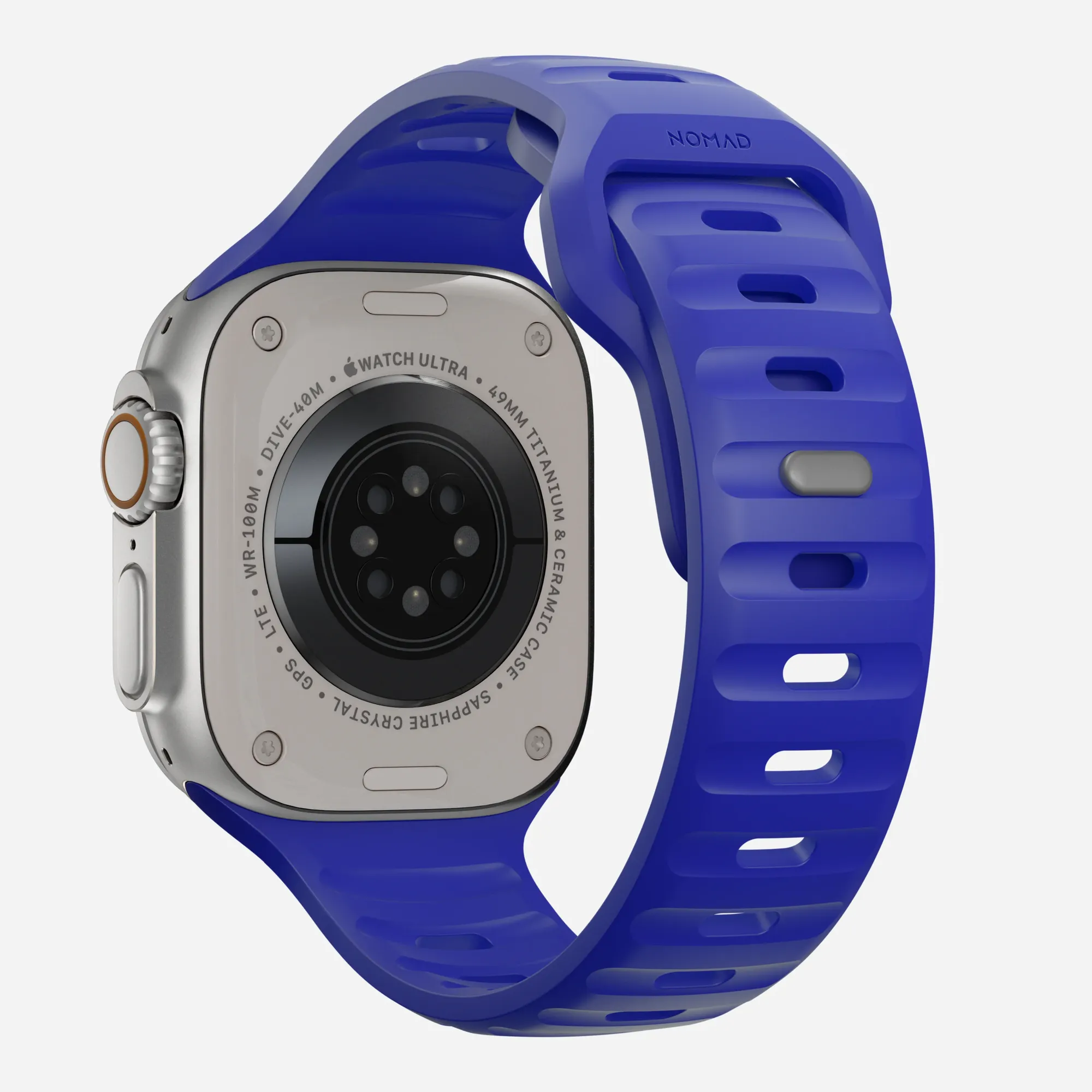 NOMAD x The Verge Apple Watch 44/45/46/49mm sportszíj - liláskék