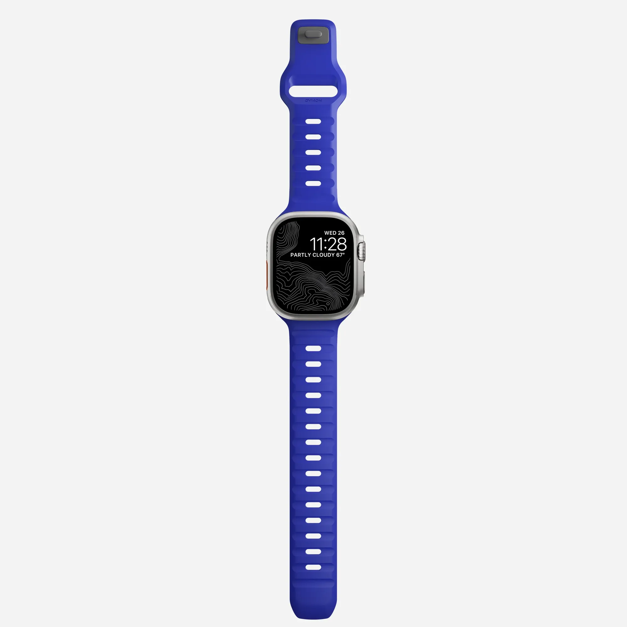 NOMAD x The Verge Apple Watch 44/45/46/49mm sportszíj - liláskék