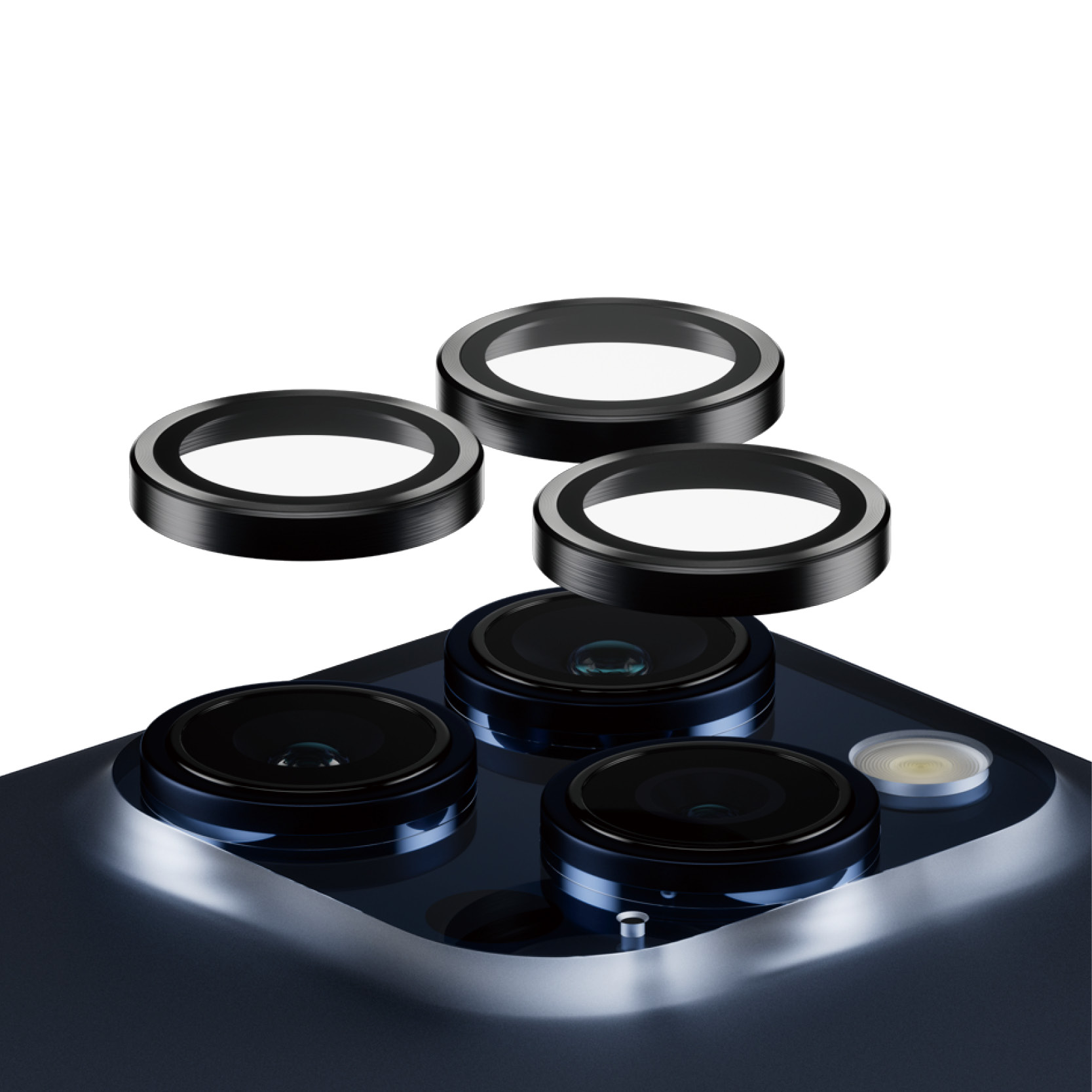 PANZER GLASS Hoops kameralencse-védő iPhone 15 Pro és iPhone 15 Pro Max modellre