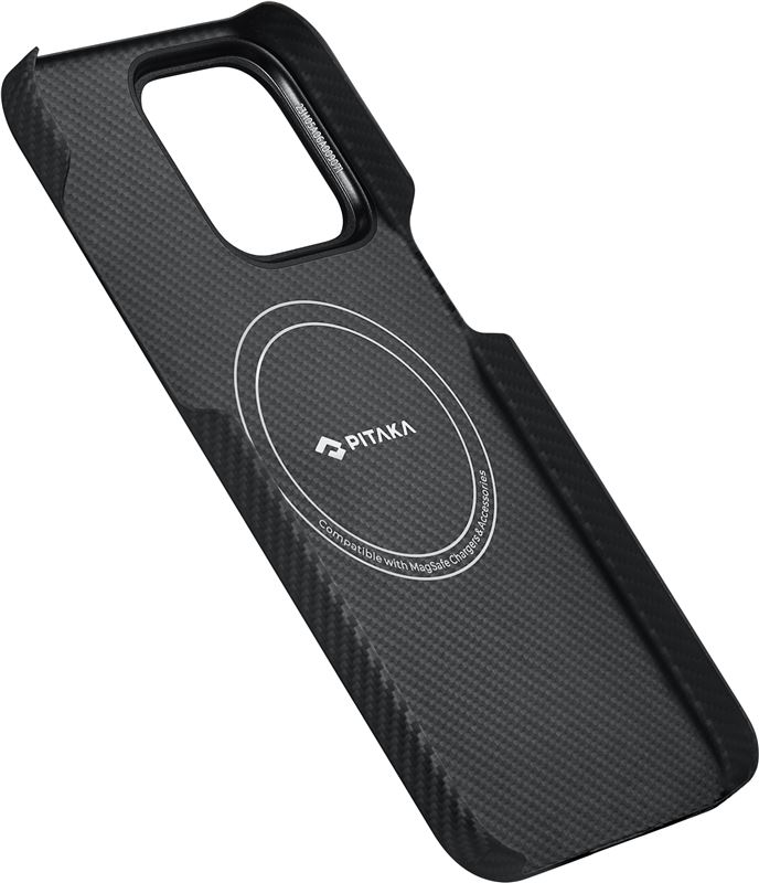 Pitaka MagEZ 4 600D iPhone 15 Pro tok MagSafe rögzítéssel - fekete/szürke