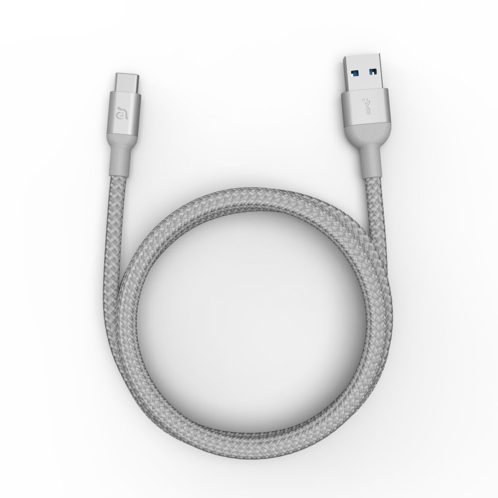 ADAM ELEMENTS Casa M100+ USB-C USB-A kábel - ezüst