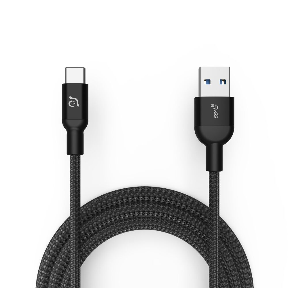 ADAM ELEMENTS Casa M100+ USB-C USB-A kábel - fekete