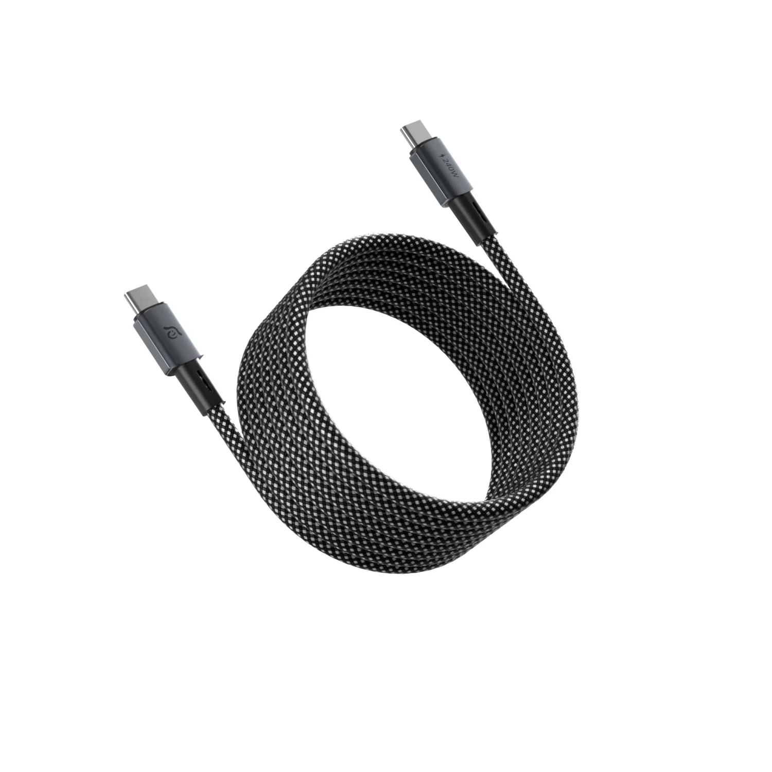 ADAM elements MP200 USB-C – USB-C 240W mágneses töltőkábel - fekete