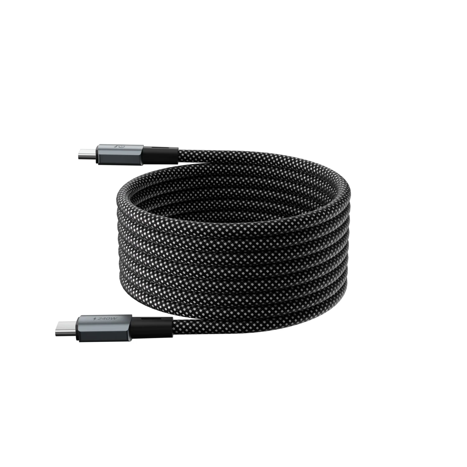 ADAM elements MP200 USB-C – USB-C 240W mágneses töltőkábel - fekete