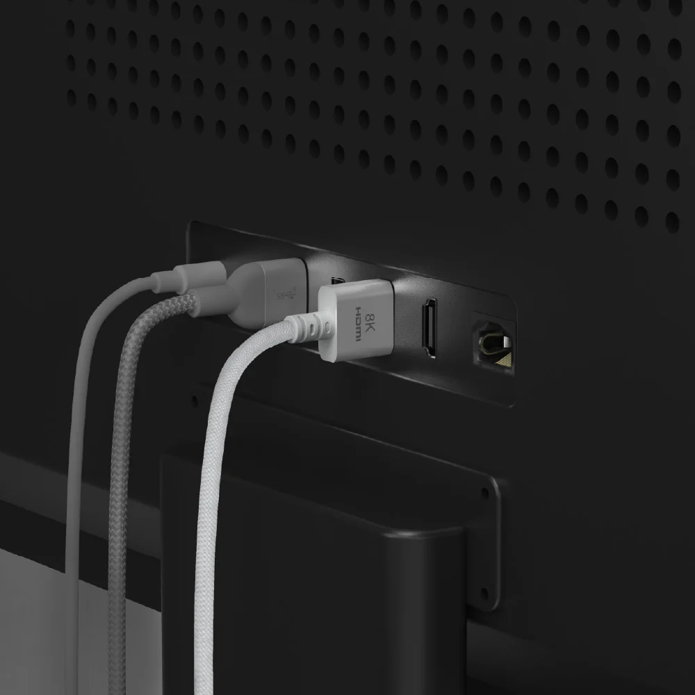 ADAM elements HDMI 8K kábel, HDMI 2.1 Ultra HD 8K60Hz - fehér