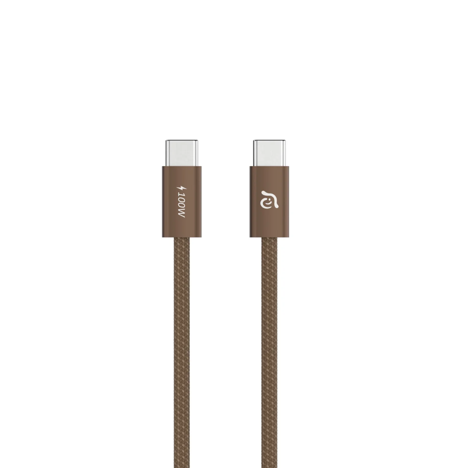ADAM elements iLinio E100 USB-C mágneses töltőkábel, 100W, 100 cm - barna