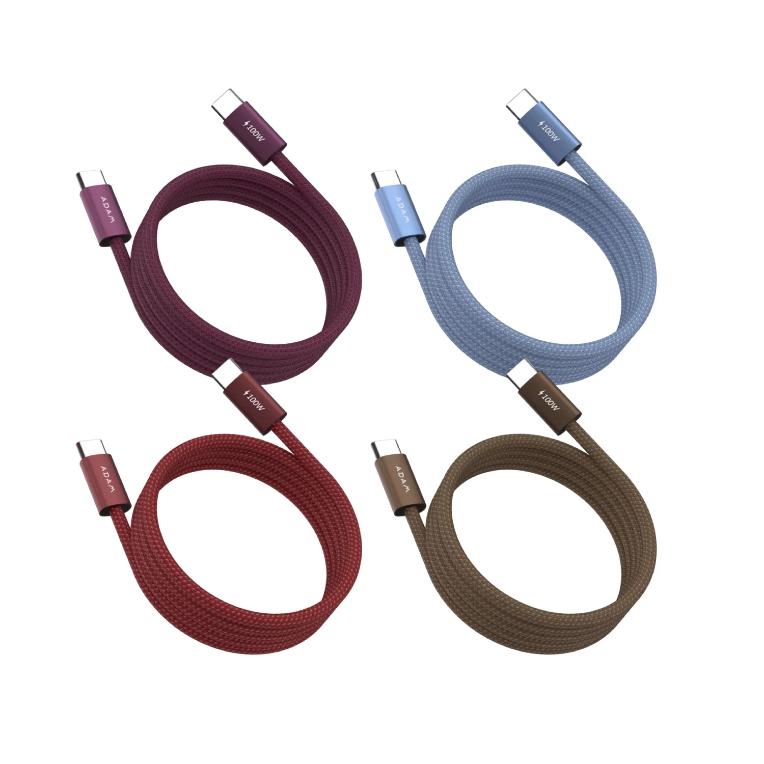 ADAM elements iLinio E100 USB-C mágneses töltőkábel, 100W, 100 cm