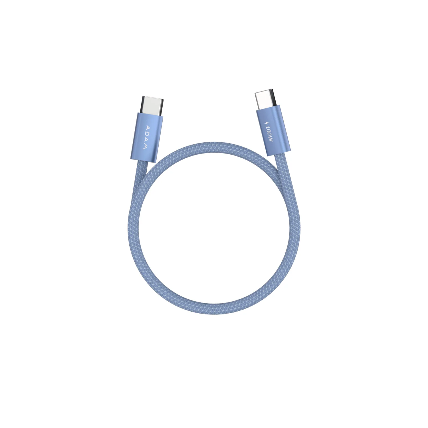 ADAM elements iLinio E100 USB-C mágneses töltőkábel, 100W, 100 cm - kék