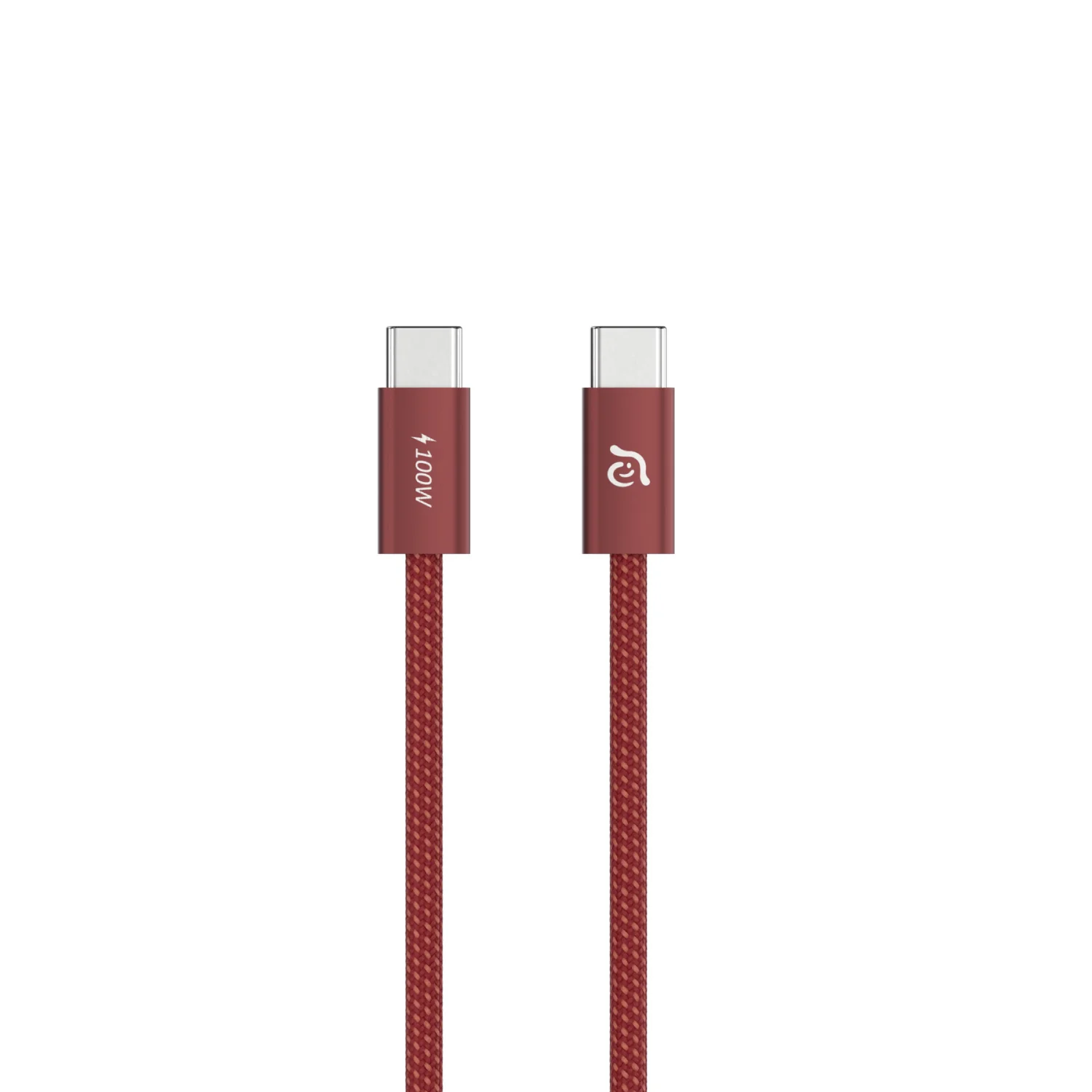 ADAM elements iLinio E100 USB-C mágneses töltőkábel, 100W, 100 cm - piros