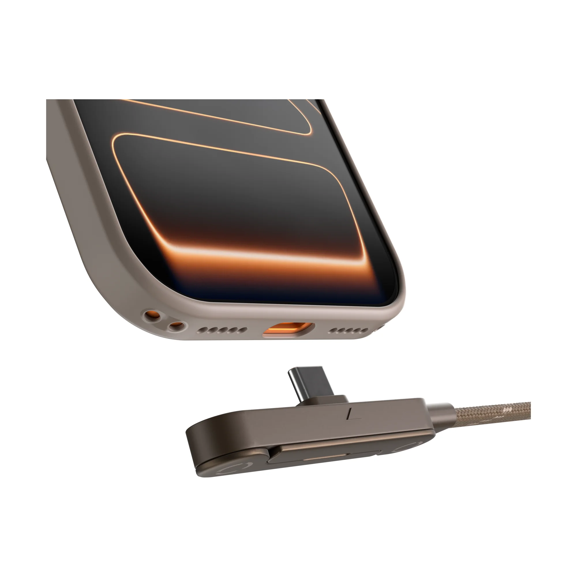 ADAM elements iLinio FS120 USB-C mágneses töltőkábel állvánnyal, 100W, 120 cm – Lépcsős csatlakozó