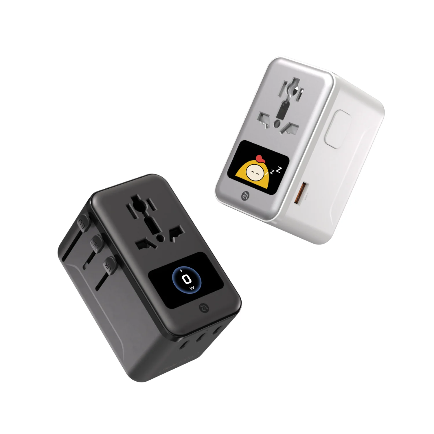 ADAM elements OMNIA T100D 100W GaN univerzális úti adapter kijelzővel