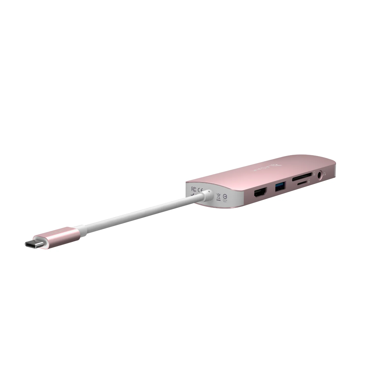 ADAM elements SE10 10 az 1-ben USB-C hub - rózsaszín