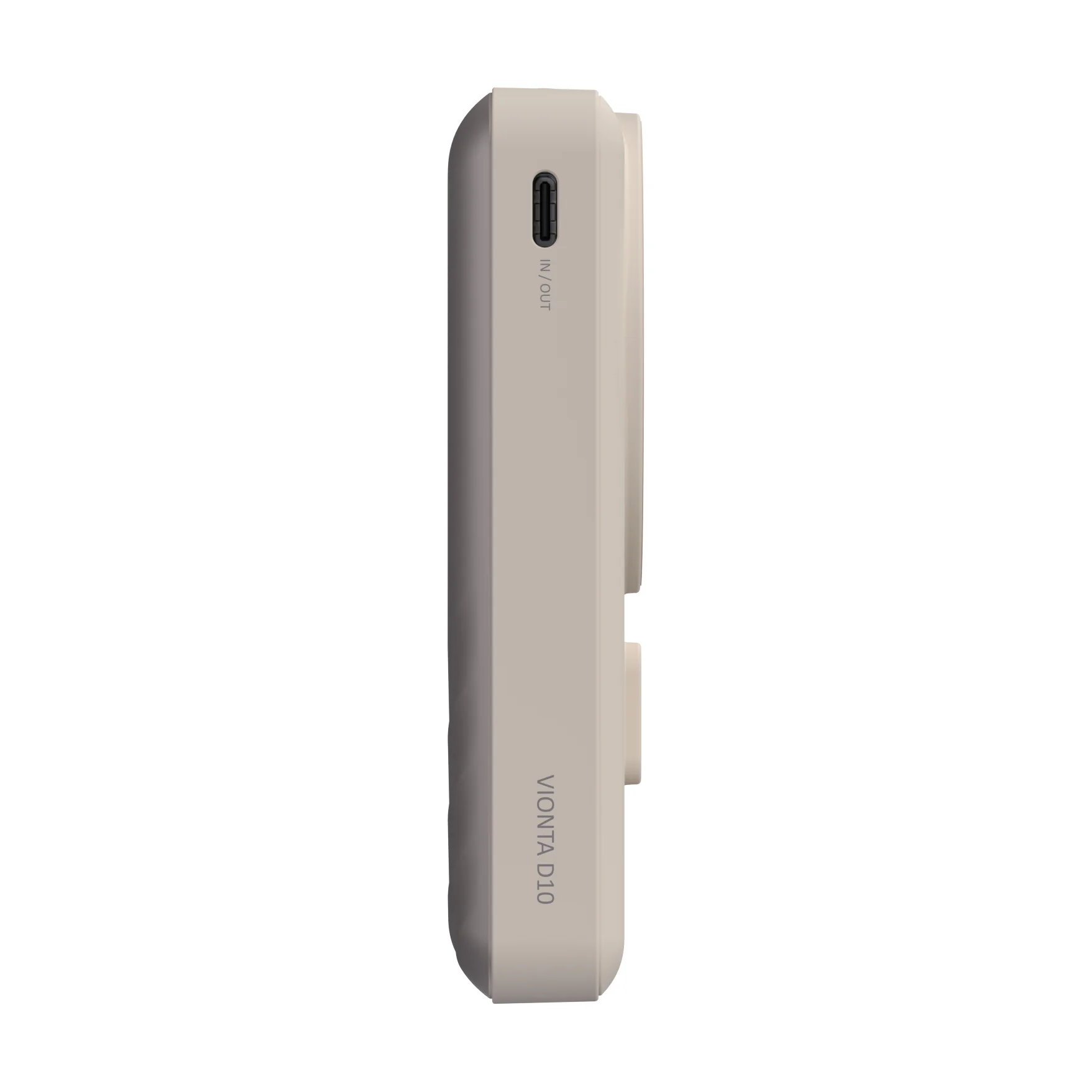 ADAM elements VIONTA D10 Qi2 solid state-akkumulátoros powerbank támasztóval, 10000mAh - tejeskávé