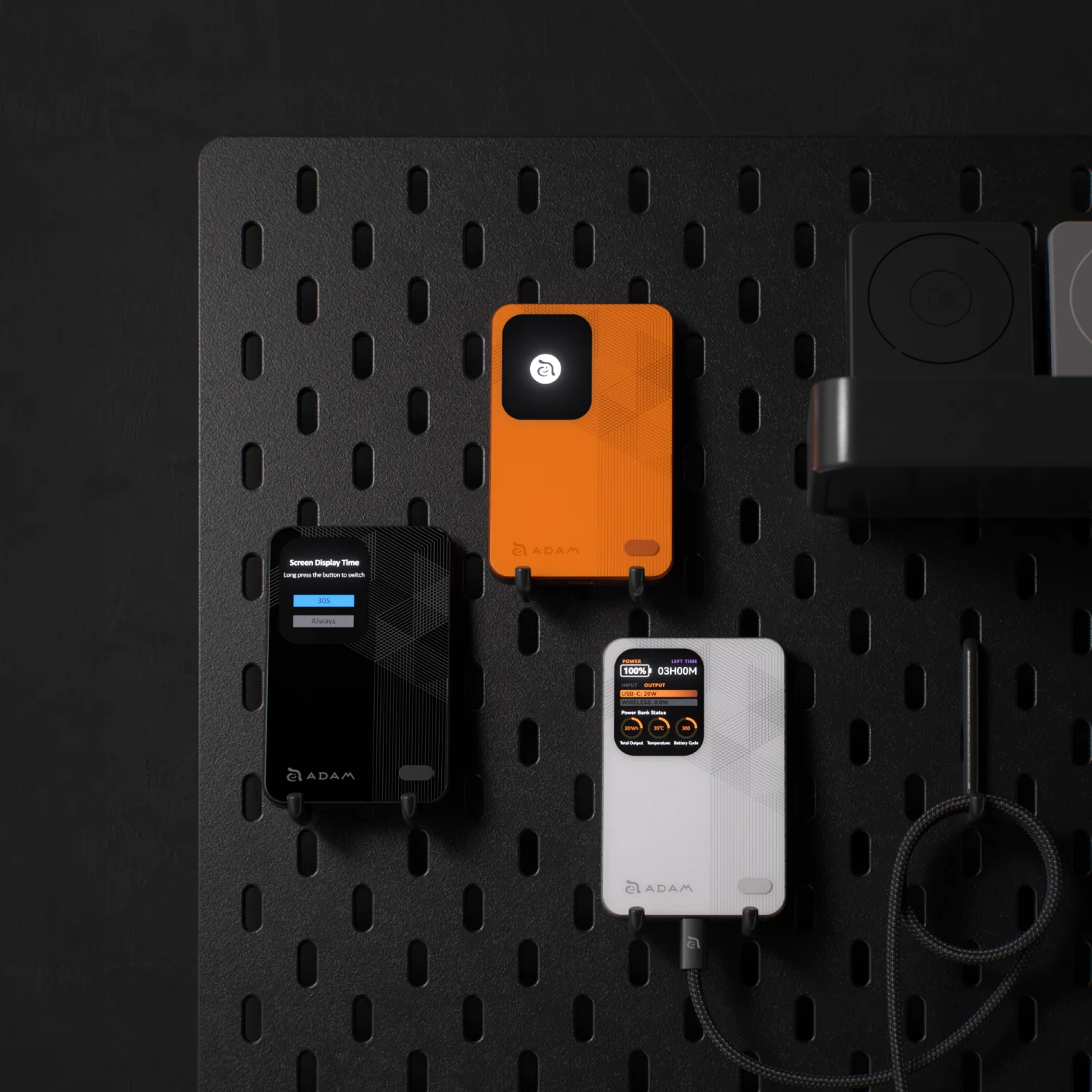 ADAM elements VIONTA M10 10 000 mAh mágneses vezeték nélküli powerbank - fehér