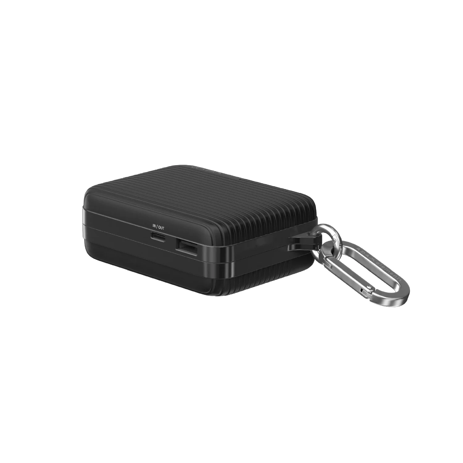 ADAM elements VIONTA T1S 30W 10 000 mAh solid state-akkumulátoros powerbank beépített kábellel - fekete