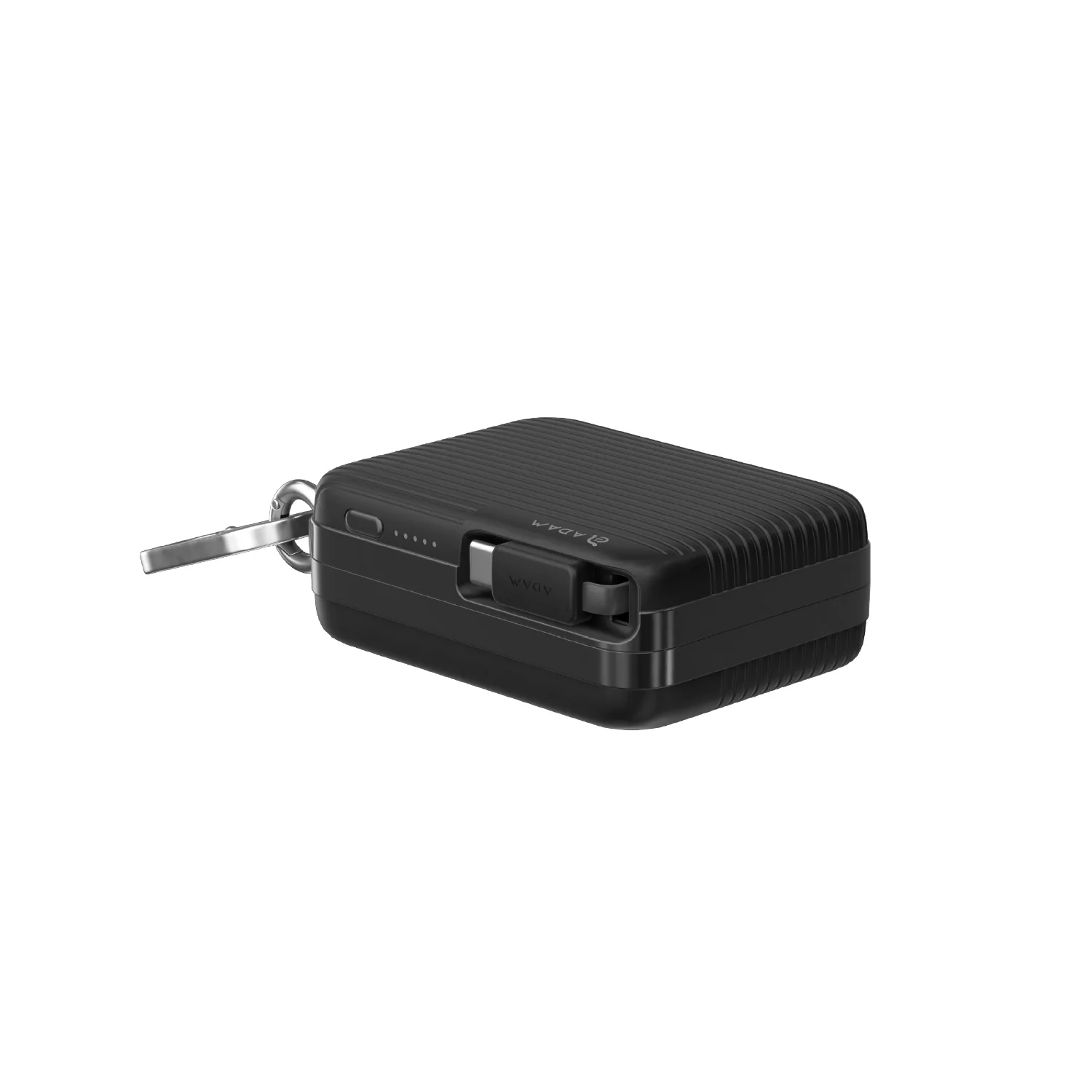 ADAM elements VIONTA T1S 30W 10 000 mAh solid state-akkumulátoros powerbank beépített kábellel - fekete