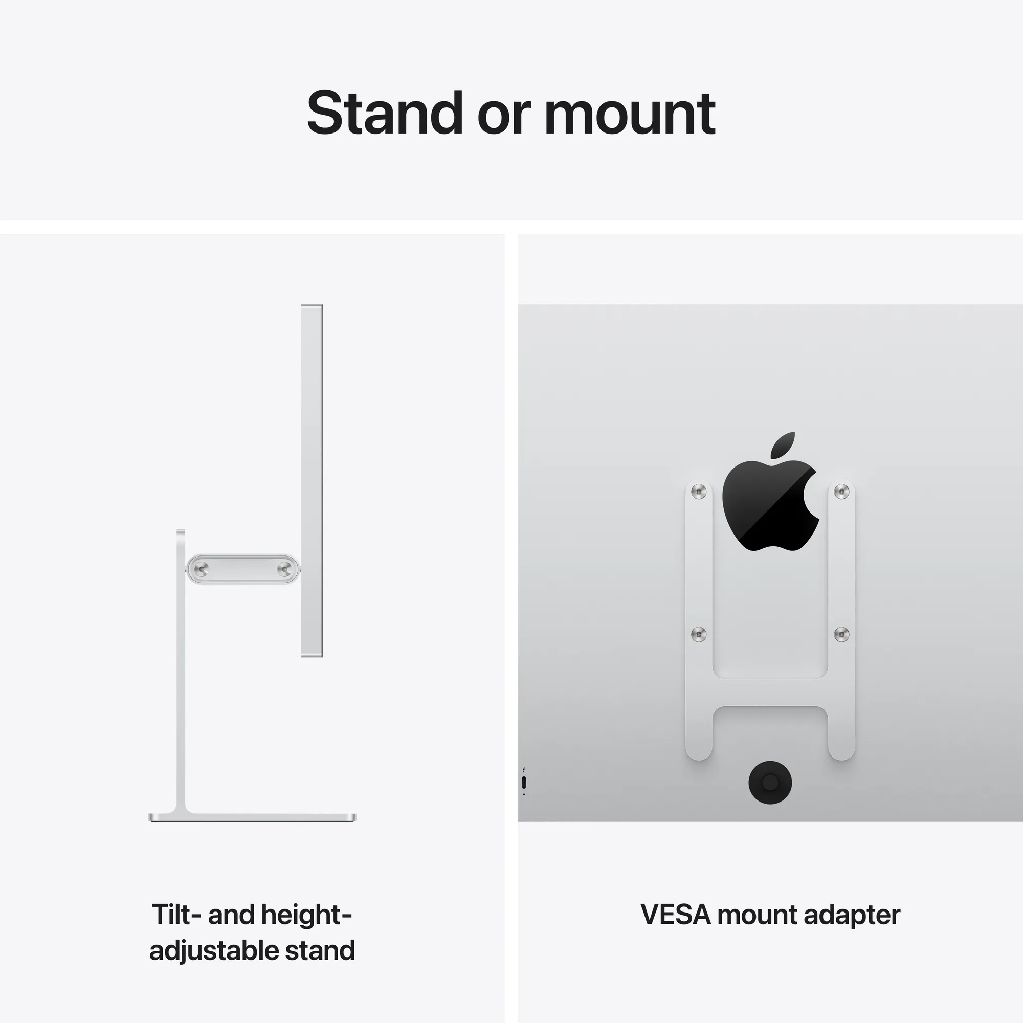 Apple Studio Display XDR - Nanotexturált üveg, VESA-rögzítőadapterrel