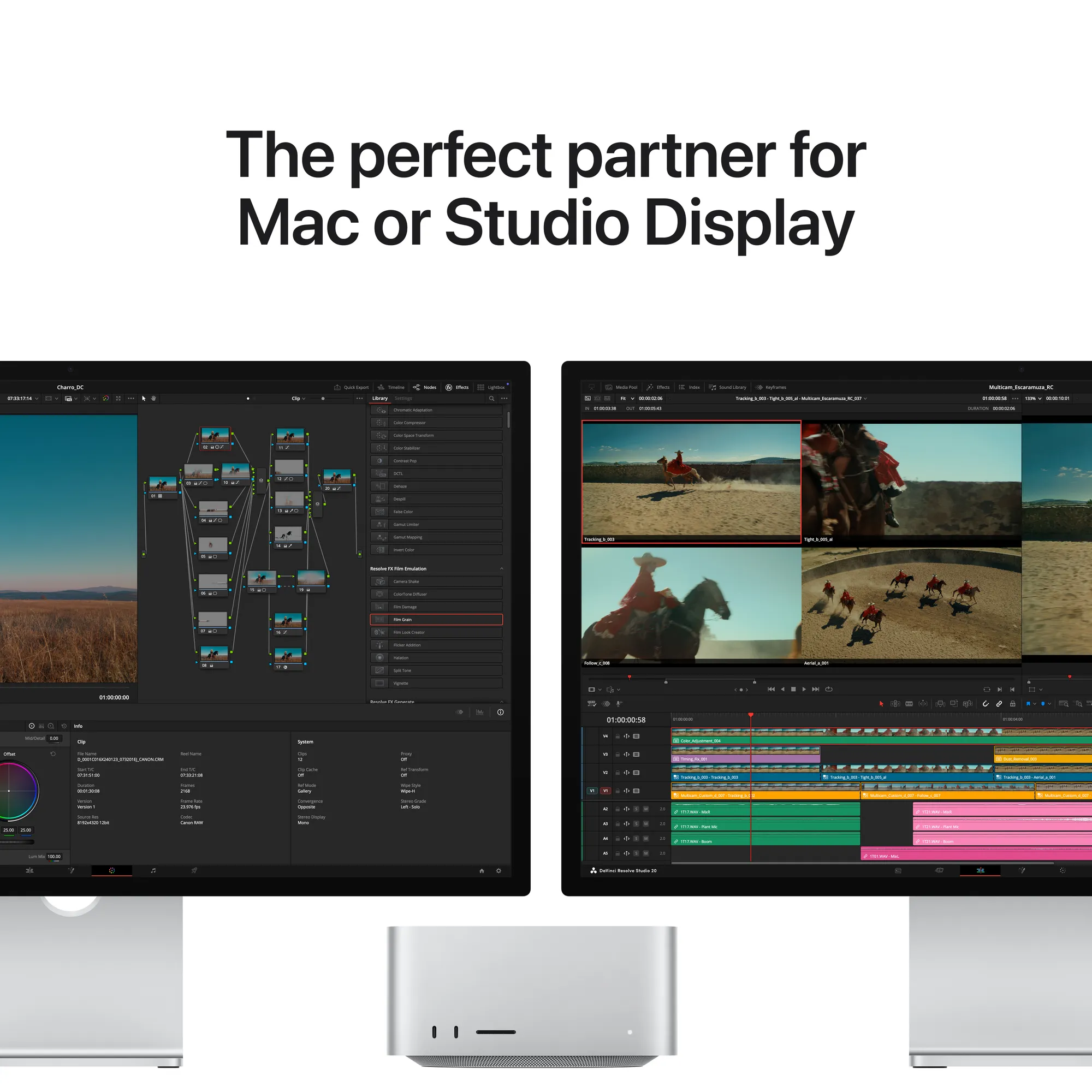 Apple Studio Display XDR - Normál üveg, állítható dőlésszögű és magasságú állvánnyal