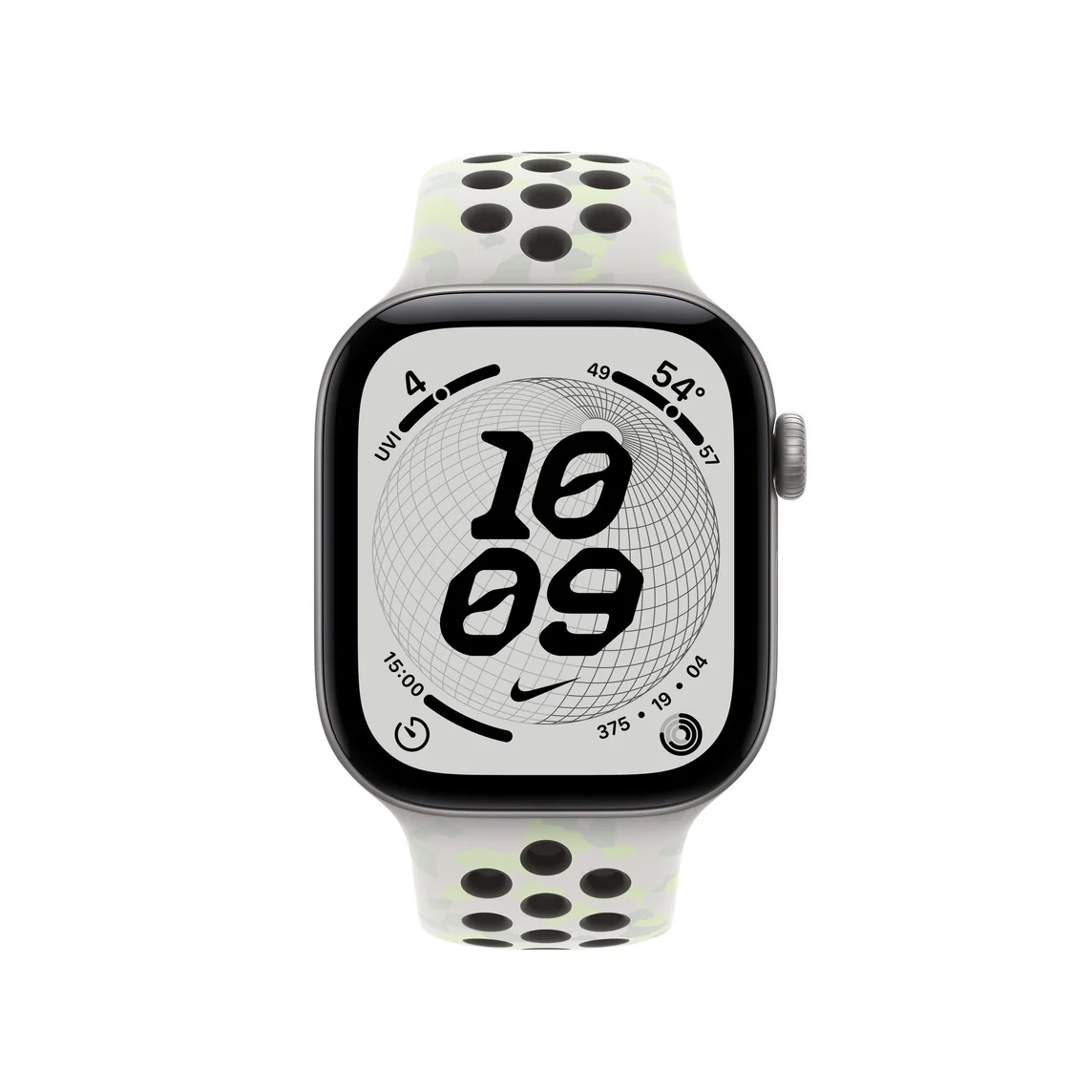 42 mm‑es klasszikus fehér Nike sportszíj – M/L
