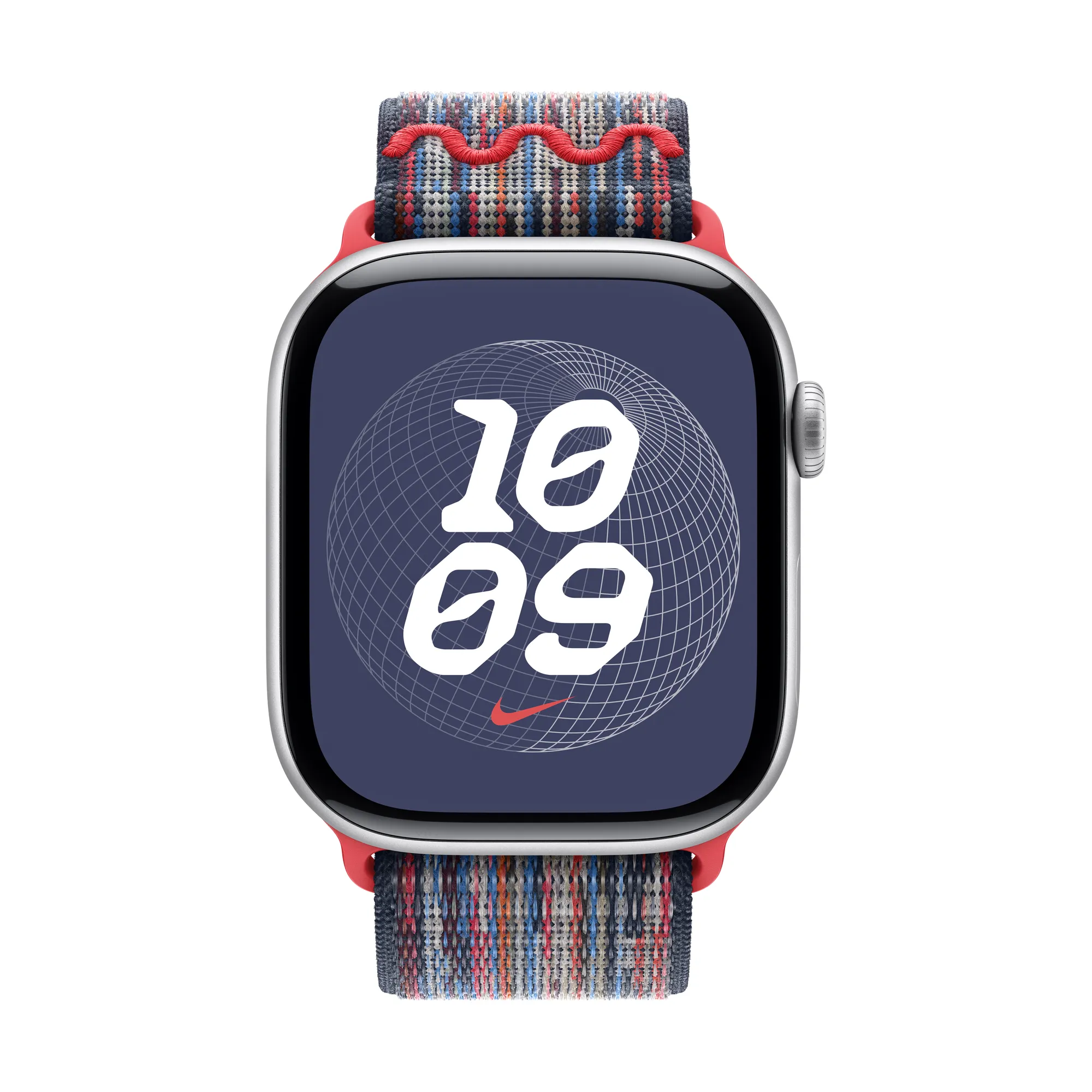 APPLE Watch 46 mm-es Nike sportpánt - kék/piros