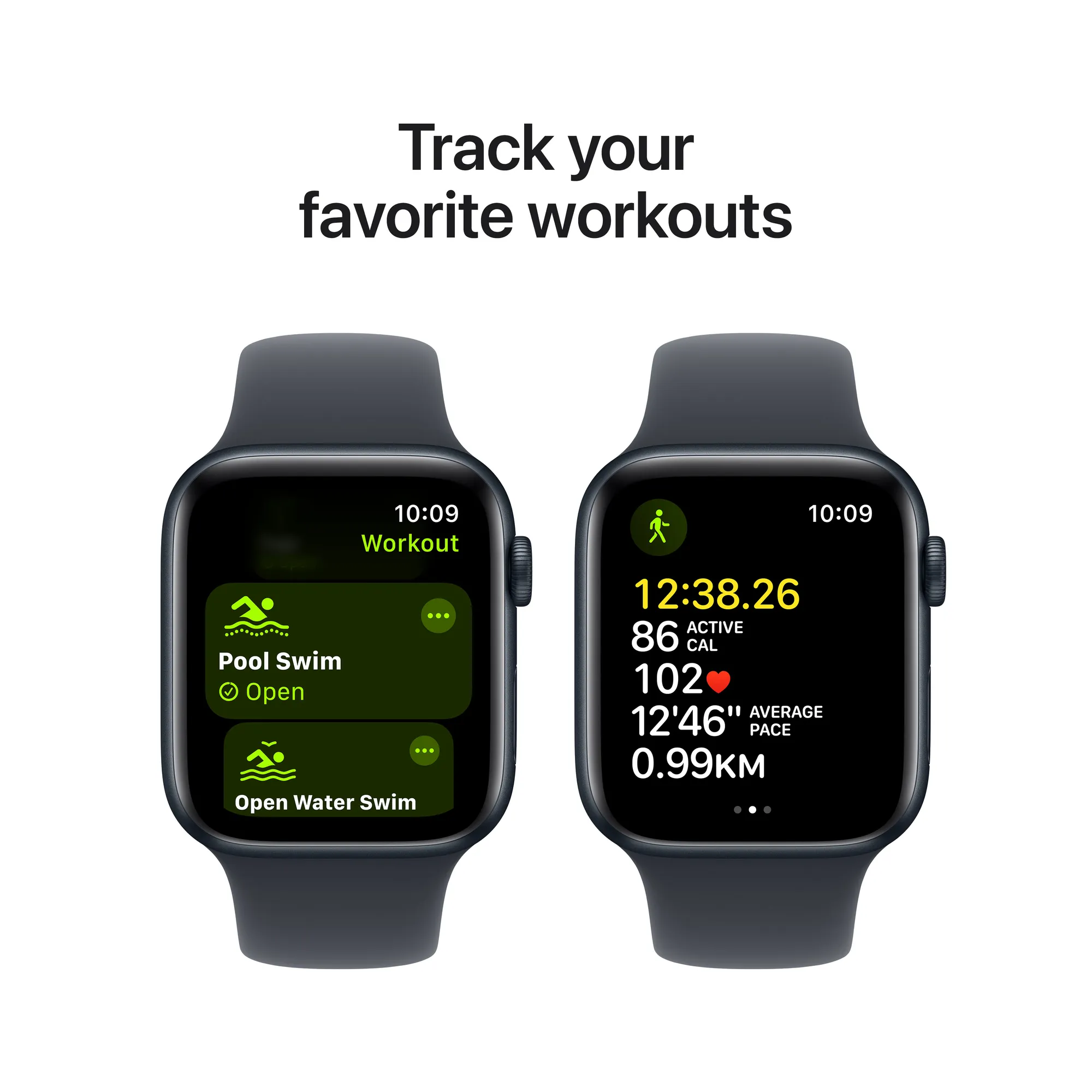 Apple Watch SE GPS + Cellular, 40 mm-es éjfekete alumíniumtok, éjfekete sportszíj – S/M