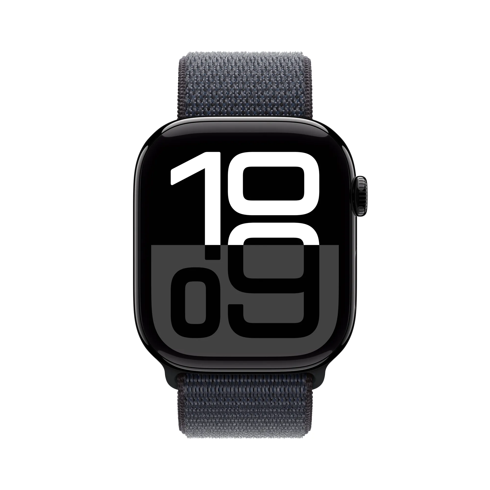 Apple Watch Series 10 GPS, 42 mm-es kozmoszfekete alumíniumtok, tinta sportpánt