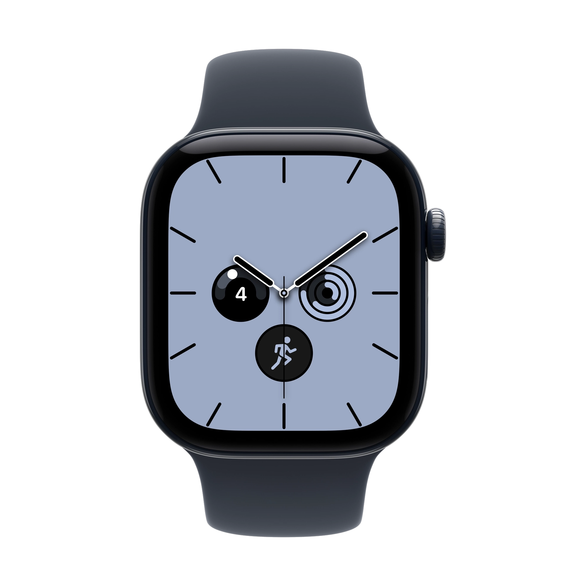Apple Watch Series 12 GPS + Cellular 42mm Night Blue Ceramic Case with Navy Blue Sport Band - M/L