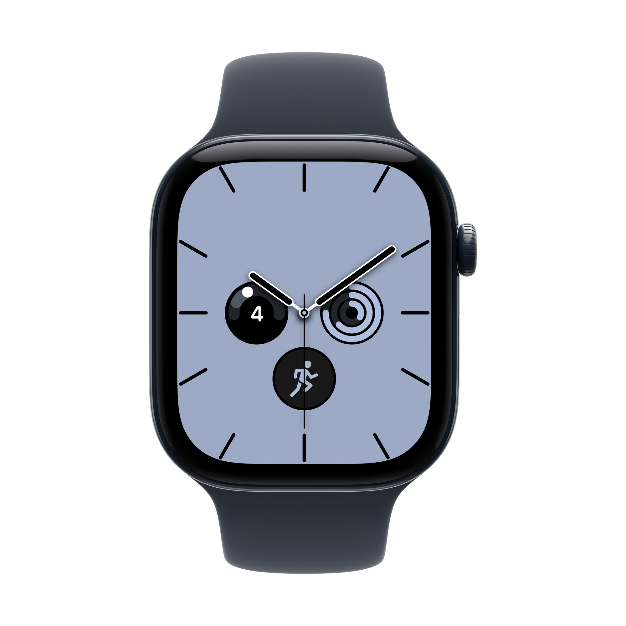 Apple Watch Series 12 GPS + Cellular 46mm Night Blue Ceramic Case with Navy Blue Sport Band - M/L