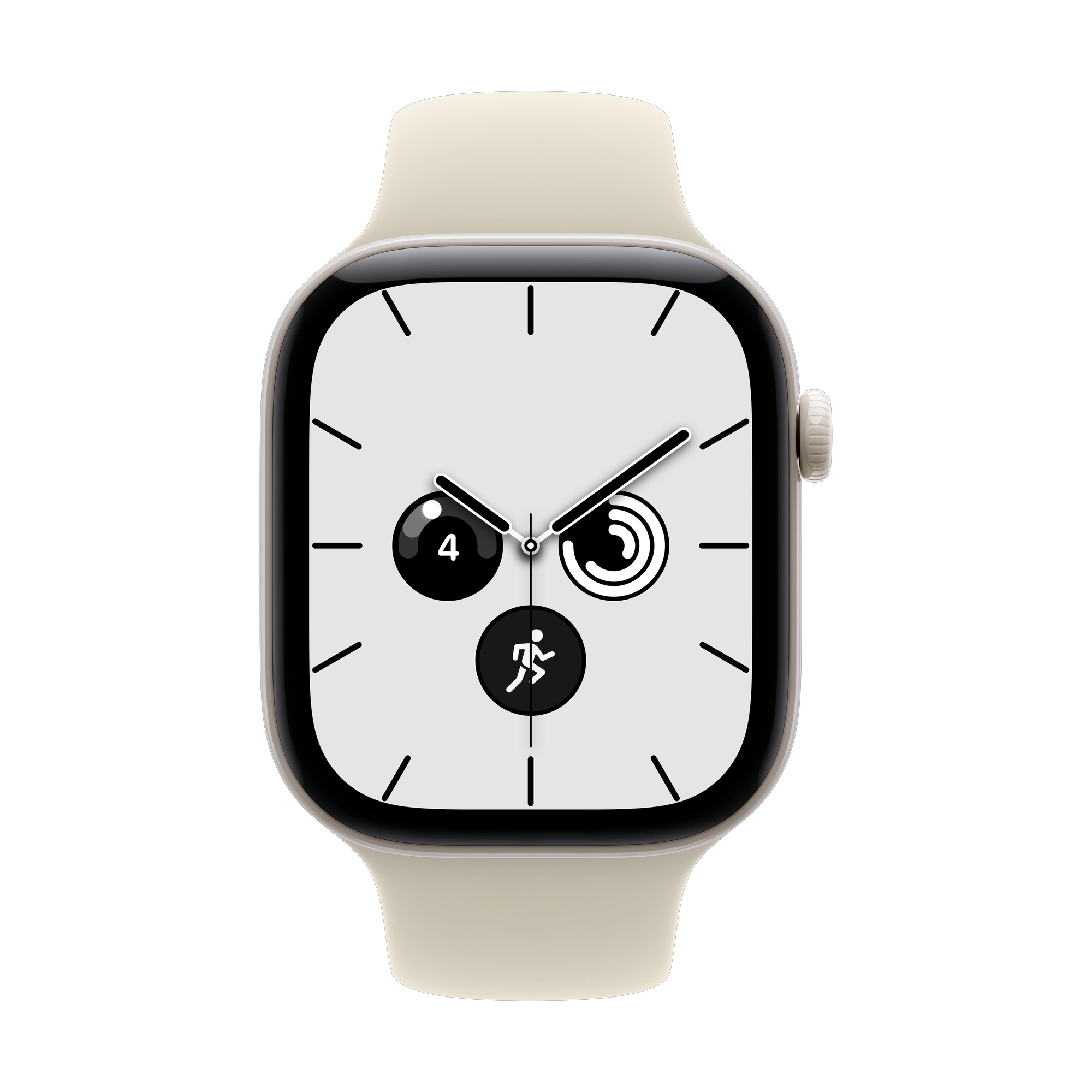 Apple Watch Series 12 GPS + Cellular 46mm Pearl White Ceramic Case with Sand Sport Band - M/L