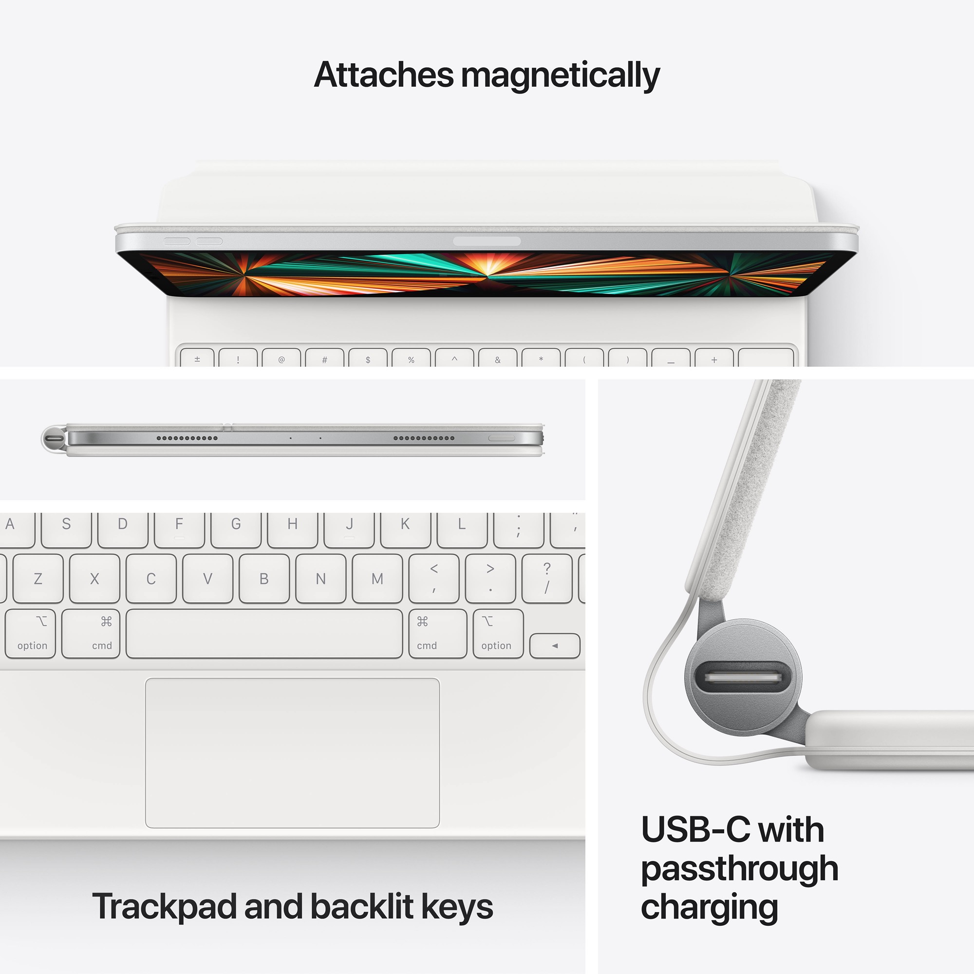 Magic Keyboard 11 hüvelykes iPad Pro-hoz és Air 4-hez - magyar