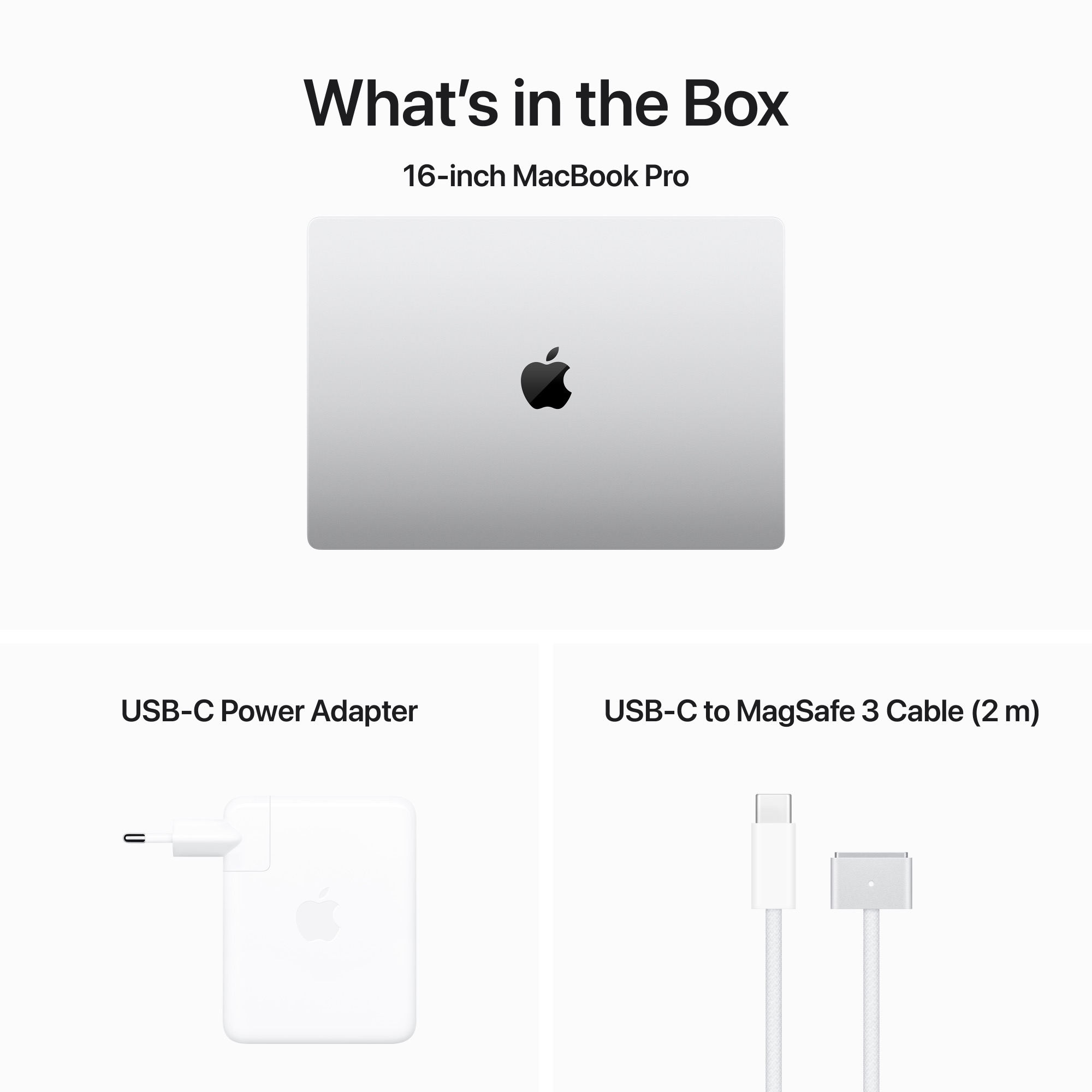 16-inch MacBook Pro: Apple M3 Pro chip with 12c CPU and 18c GPU, 18GB, 512GB SSD - Silver
