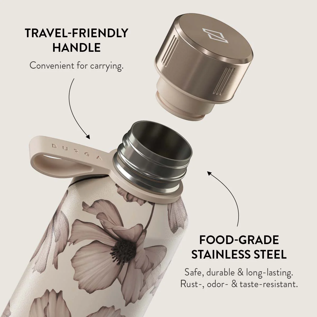 BURGA 500ml kulacs - barely yours