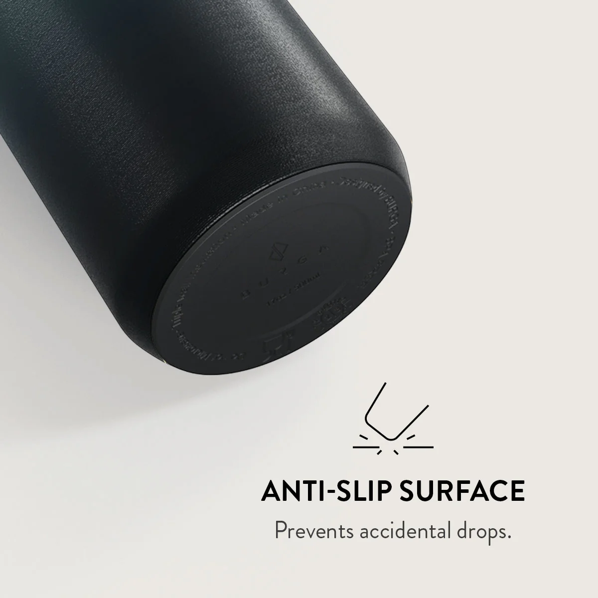 BURGA 500ml kulacs - black hole