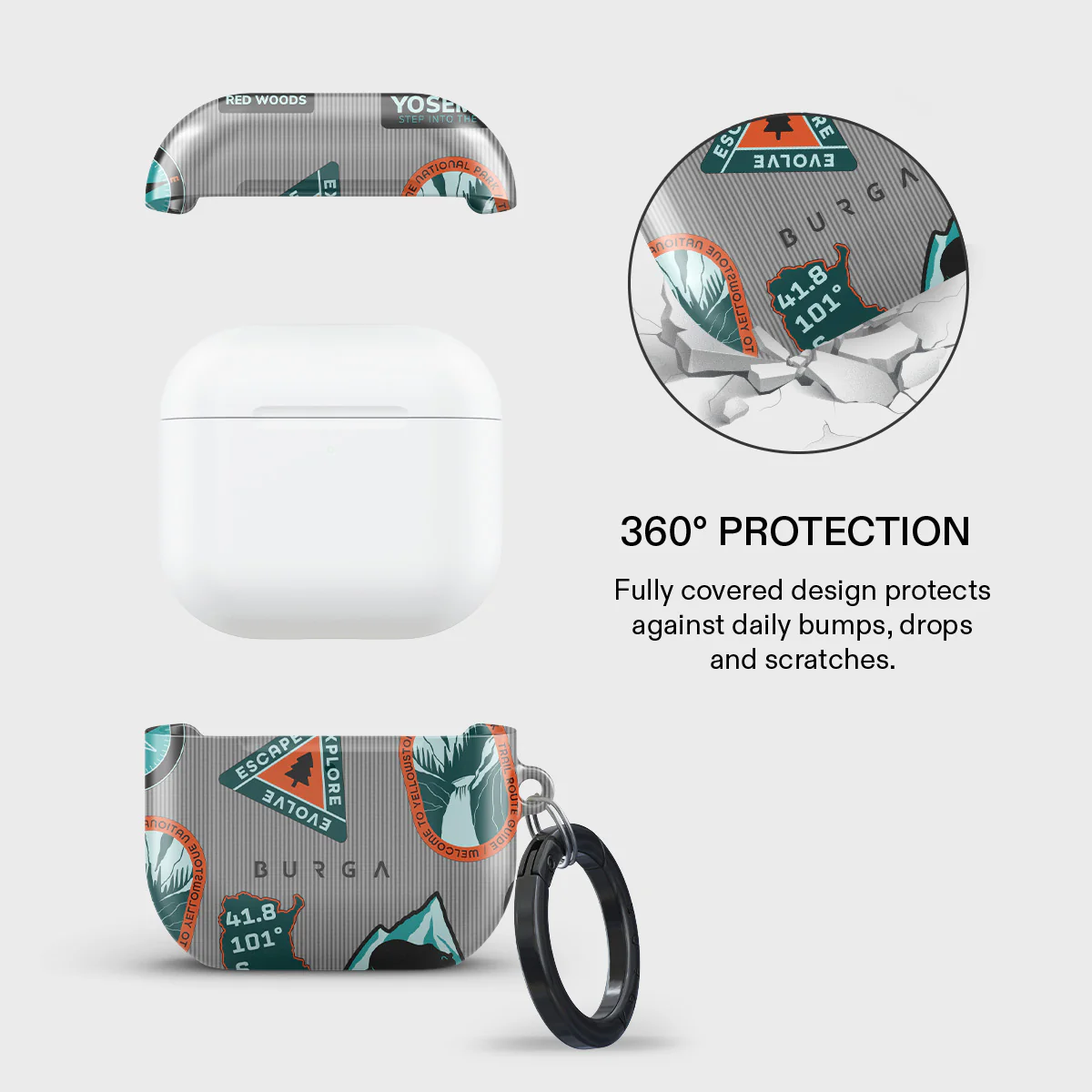 BURGA AirPods 4 tok - Basecamp
