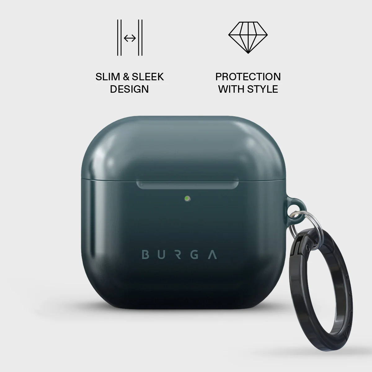 BURGA AirPods 4 tok - Black Hole