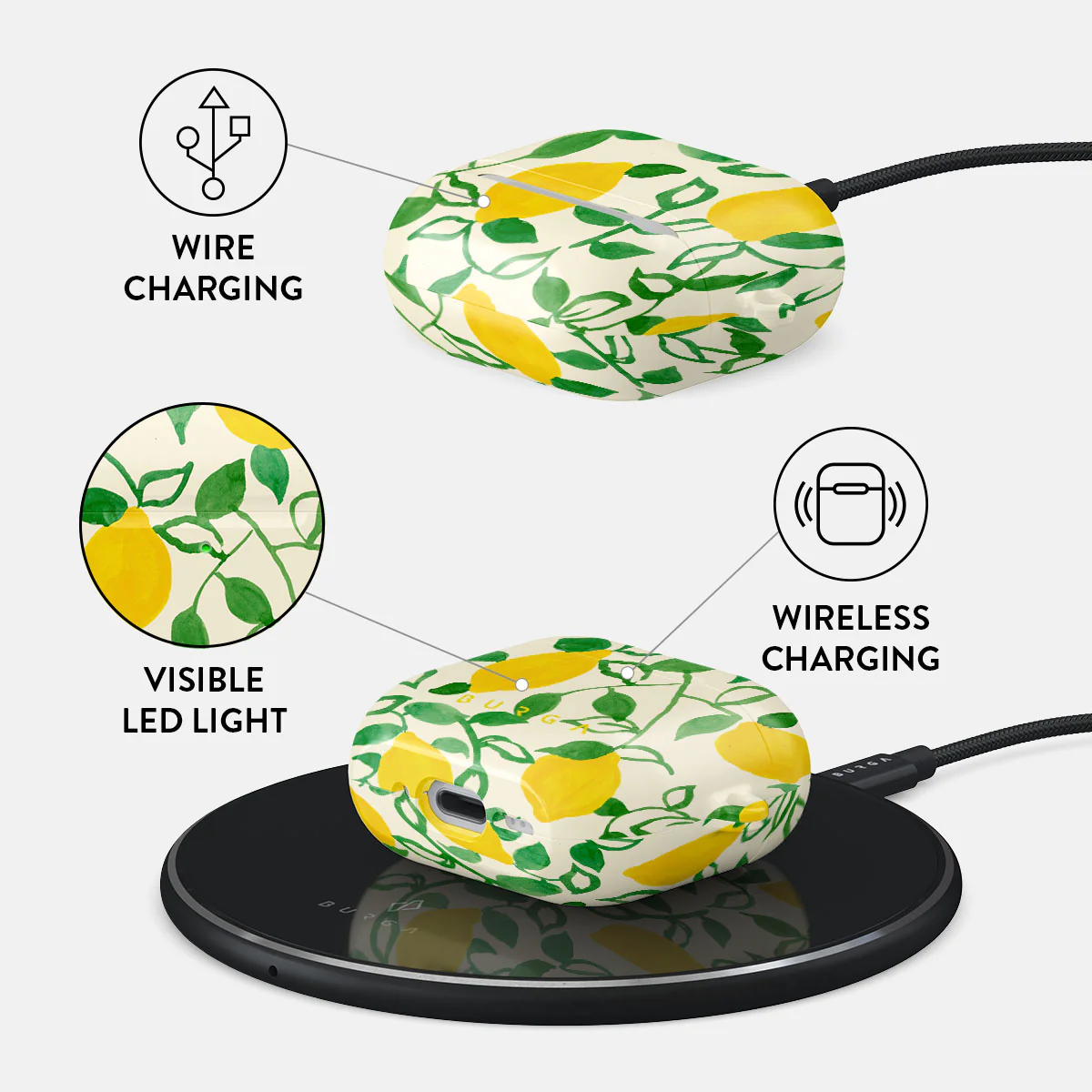 BURGA AirPods 4 tok - Capri