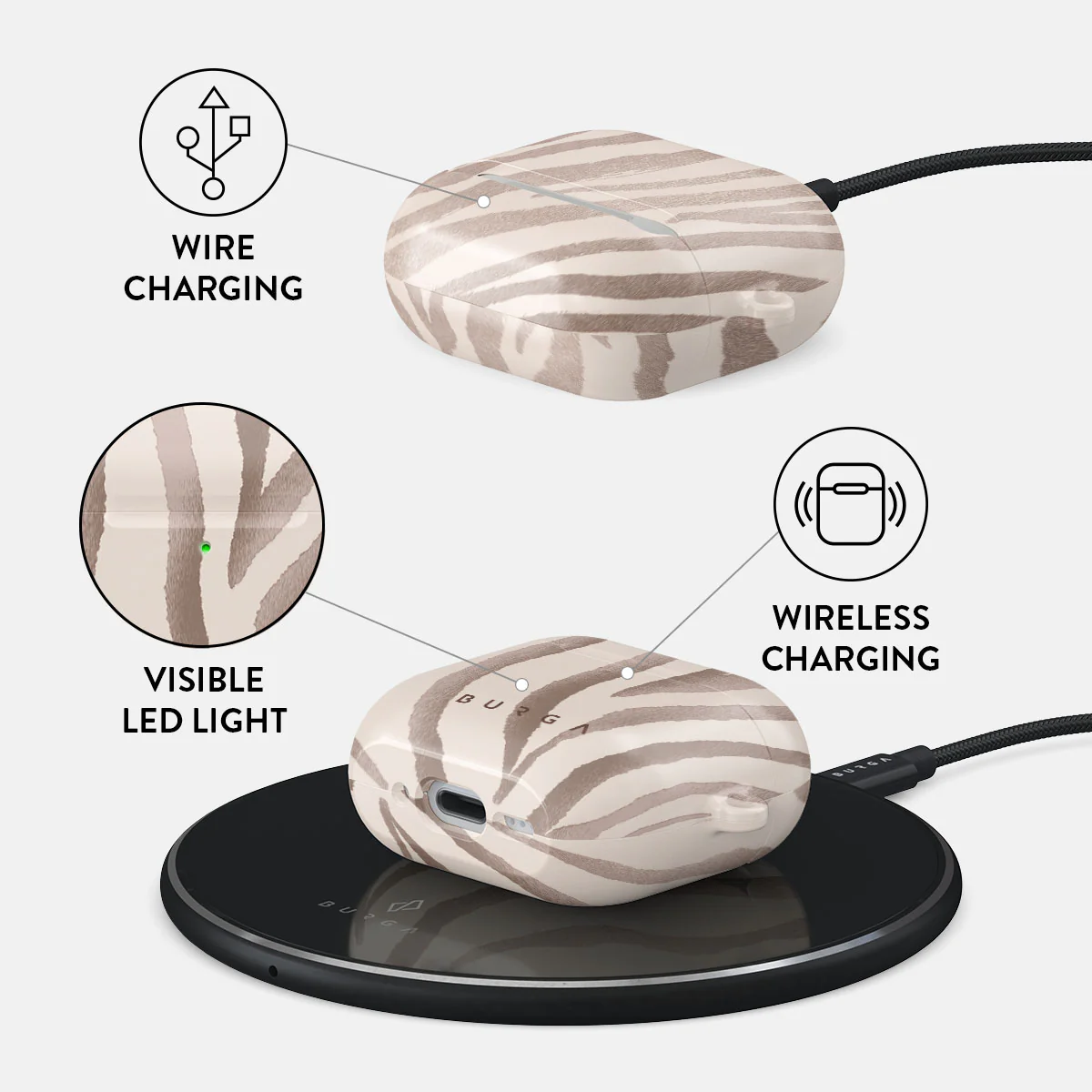 BURGA AirPods 4 tok - Lustre