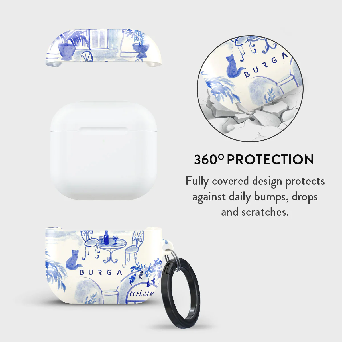 BURGA AirPods 4 tok - Sobremesa